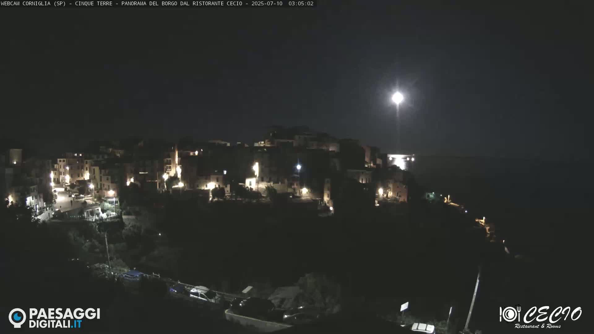 Cinque Terre, Corniglia Village  Live Cam - La Spezia, Liguria, Italy