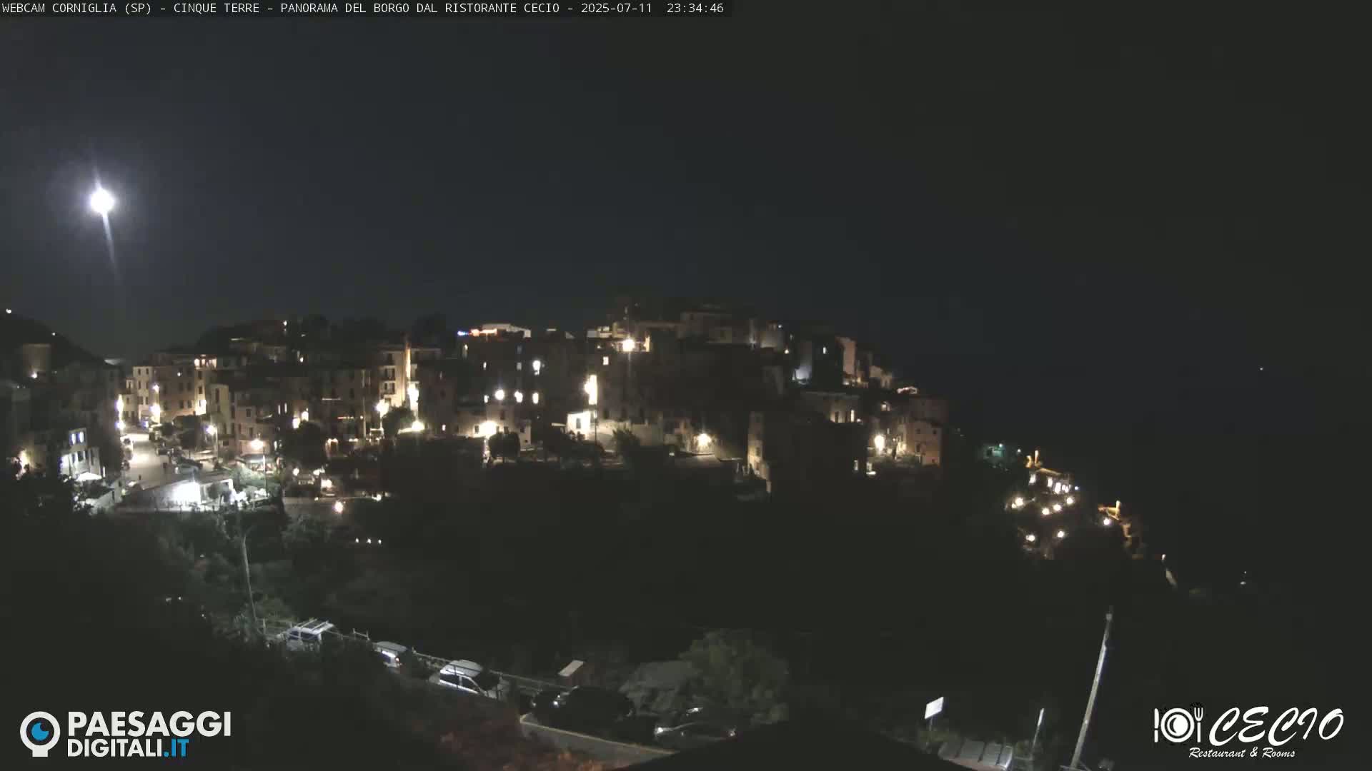 Cinque Terre, Corniglia Village  Live Cam - La Spezia, Liguria, Italy