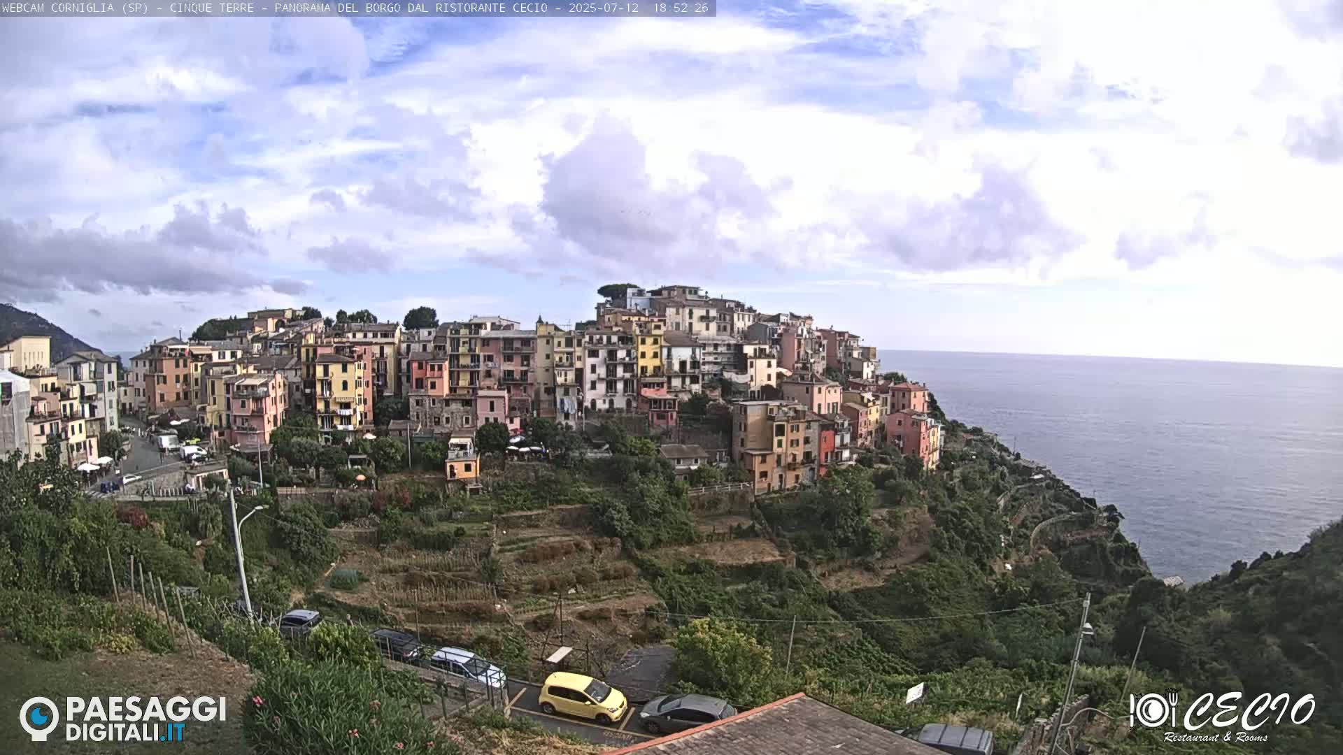 Cinque Terre, Corniglia Village  Live Cam - La Spezia, Liguria, Italy