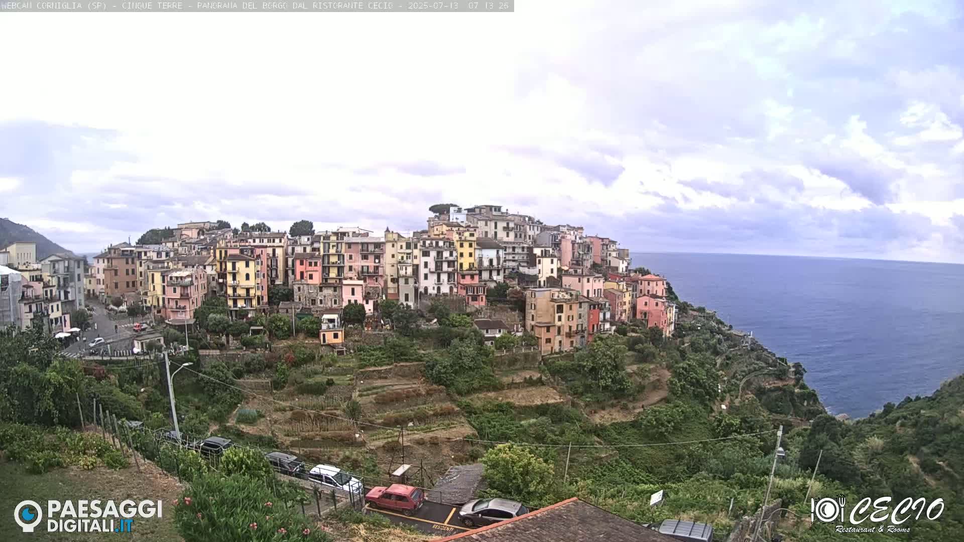 Cinque Terre, Corniglia Village  Live Cam - La Spezia, Liguria, Italy