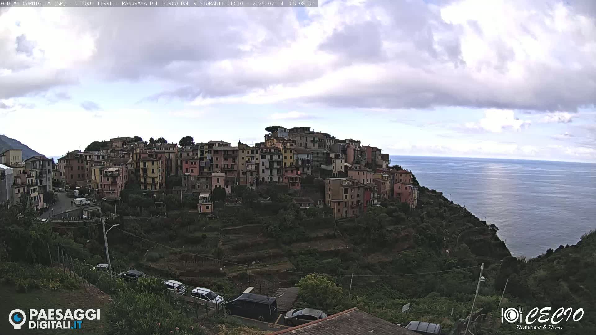 Cinque Terre, Corniglia Village  Live Cam - La Spezia, Liguria, Italy