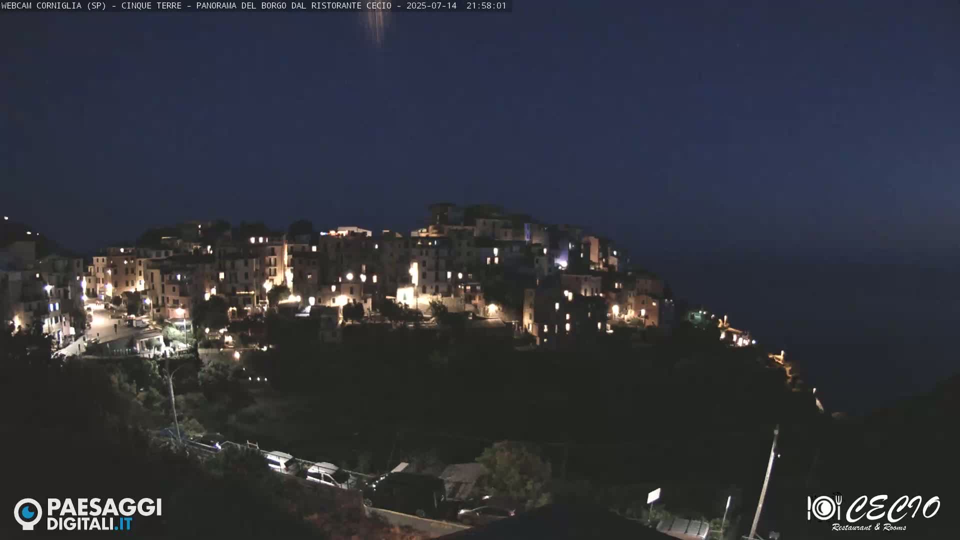 Cinque Terre, Corniglia Village  Live Cam - La Spezia, Liguria, Italy