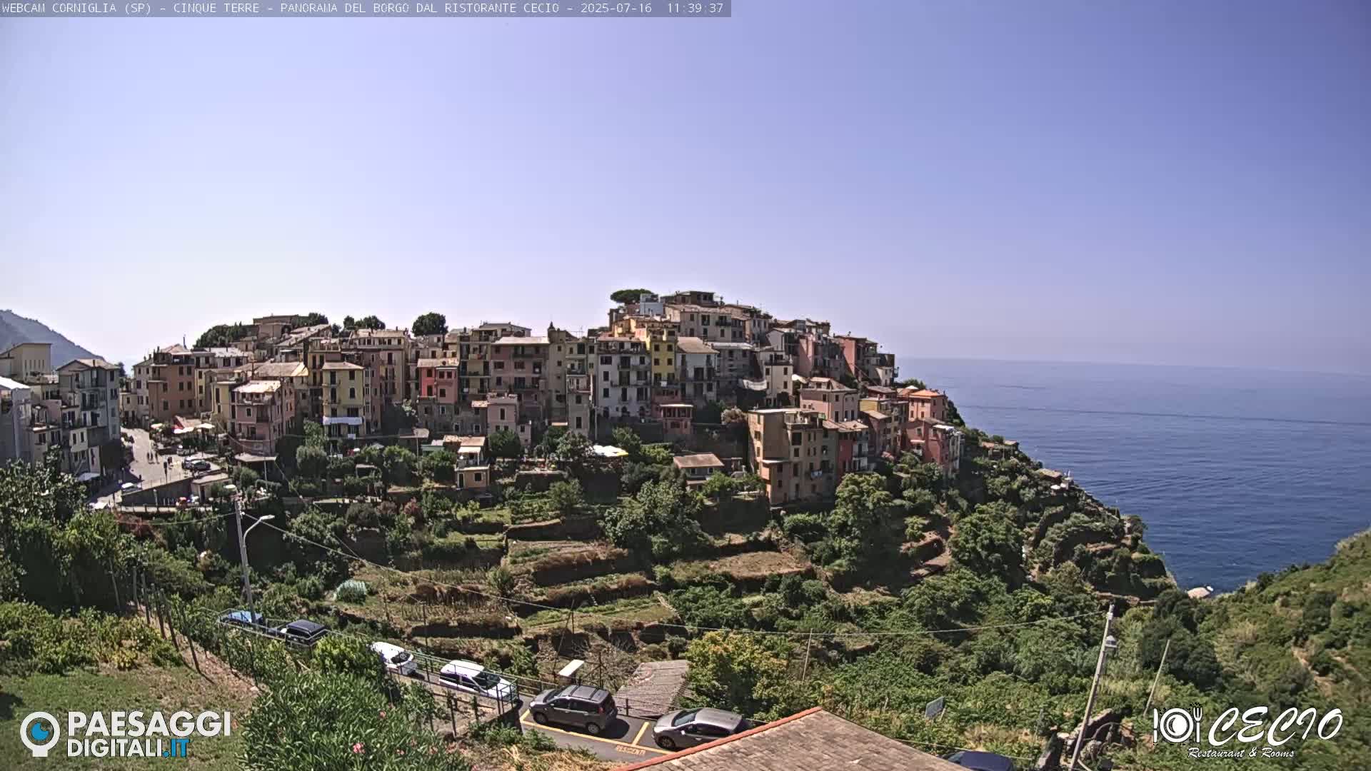Cinque Terre, Corniglia Village  Live Cam - La Spezia, Liguria, Italy