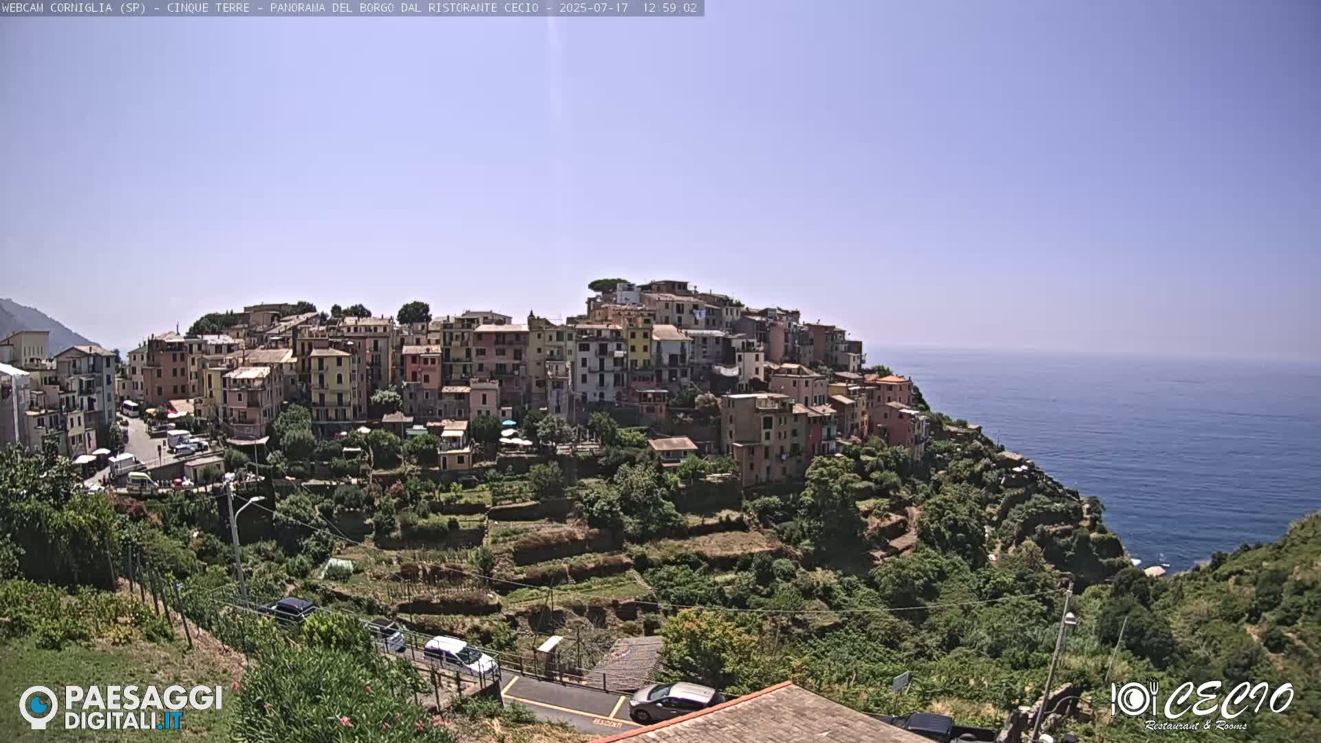 Cinque Terre, Corniglia Village  Live Cam - La Spezia, Liguria, Italy