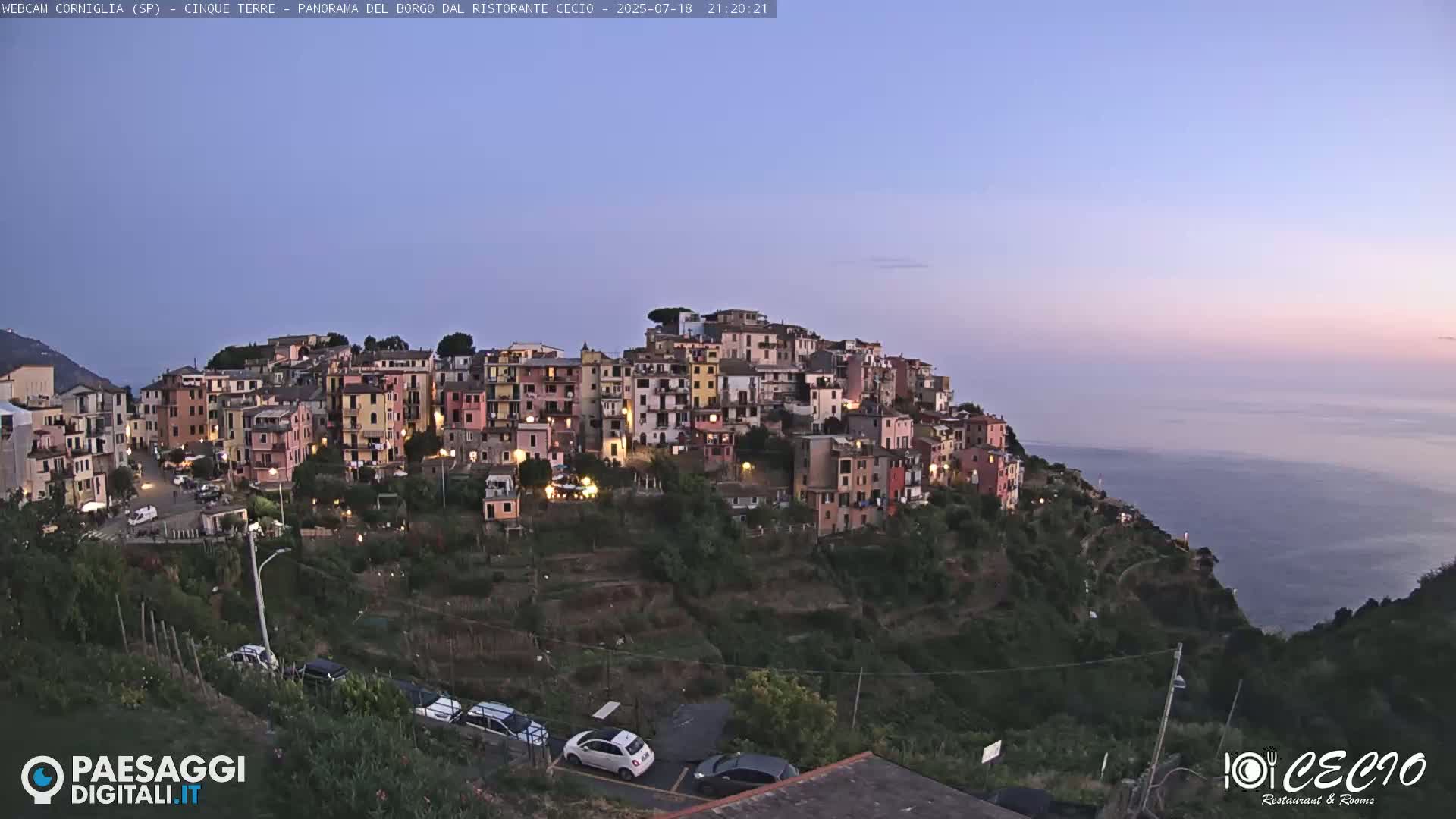 Cinque Terre, Corniglia Village  Live Cam - La Spezia, Liguria, Italy