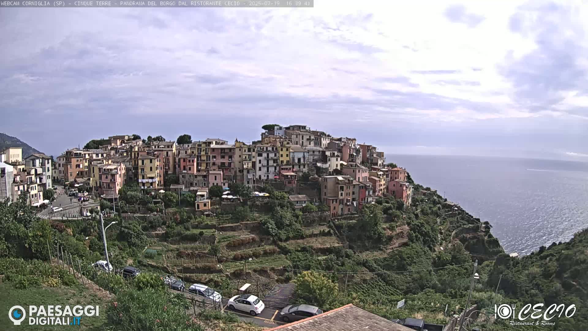 Cinque Terre, Corniglia Village  Live Cam - La Spezia, Liguria, Italy