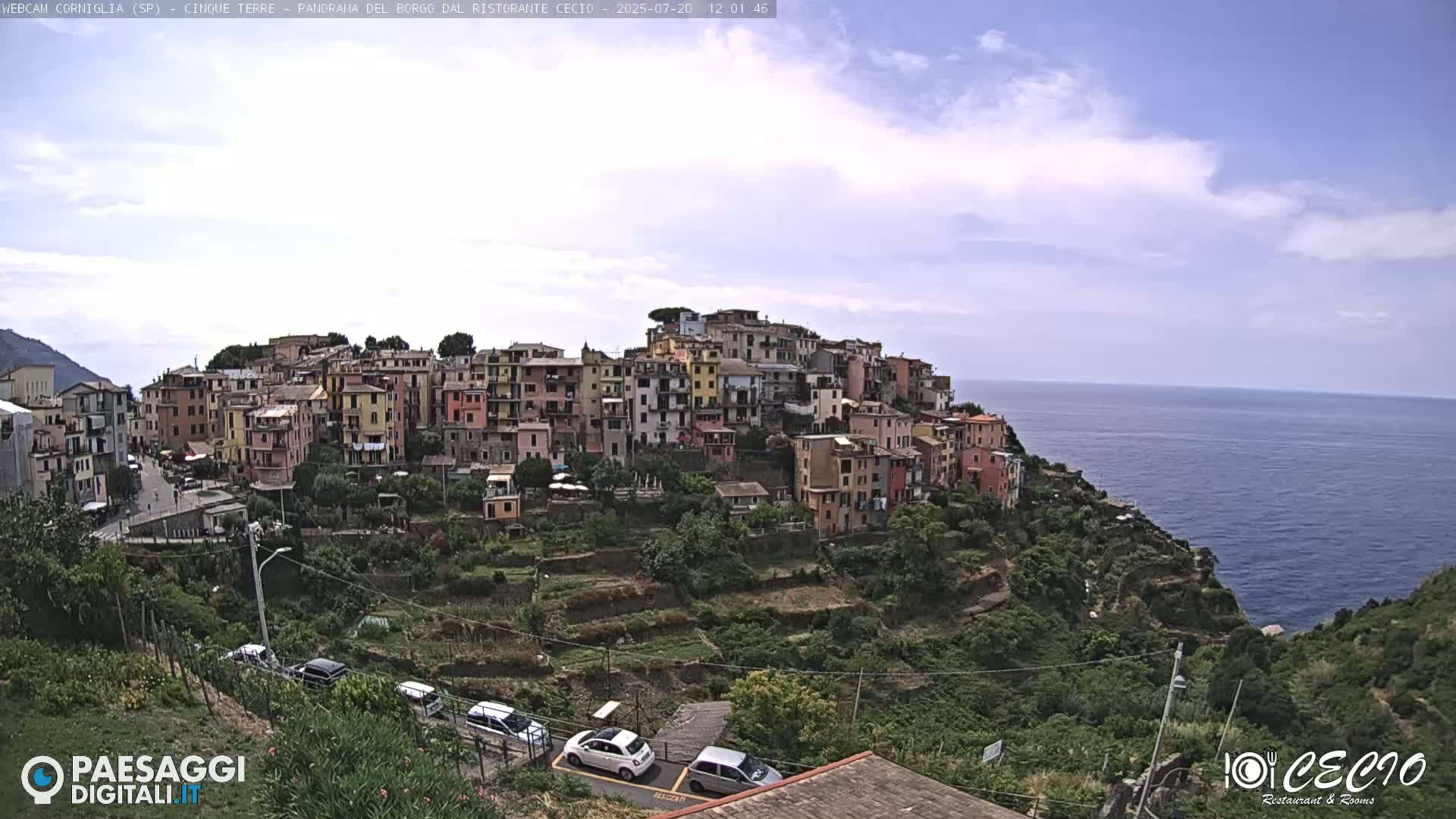 Cinque Terre, Corniglia Village  Live Cam - La Spezia, Liguria, Italy
