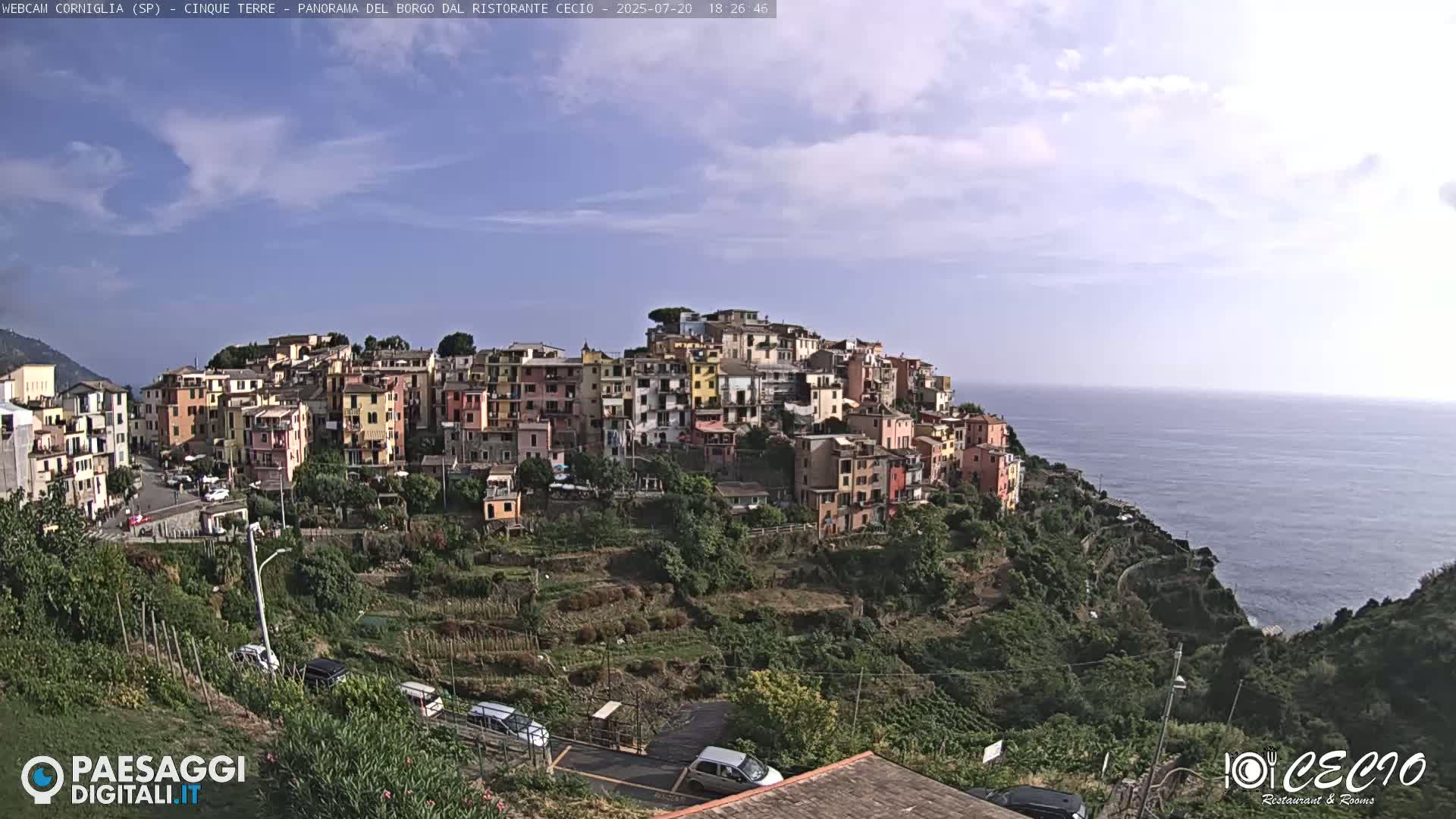 Cinque Terre, Corniglia Village  Live Cam - La Spezia, Liguria, Italy