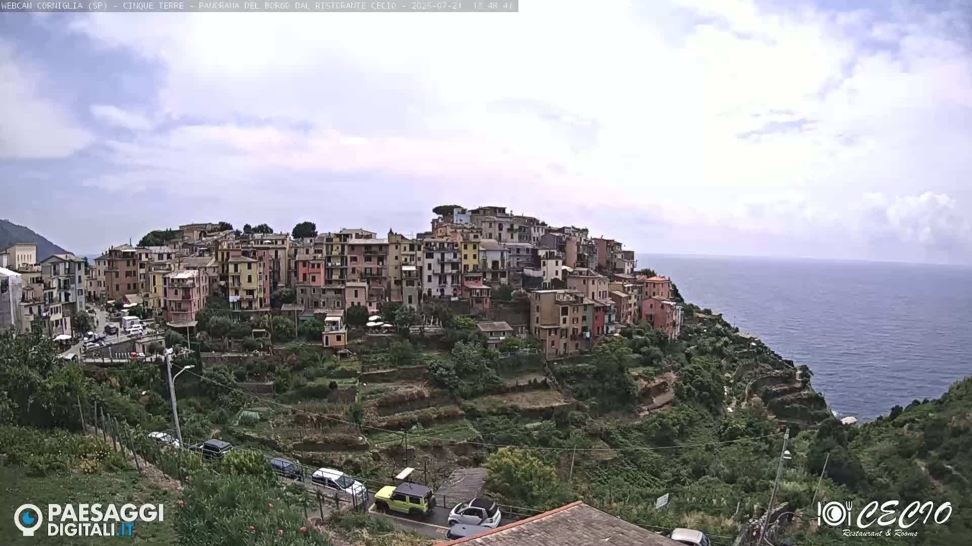 Cinque Terre, Corniglia Village  Live Cam - La Spezia, Liguria, Italy