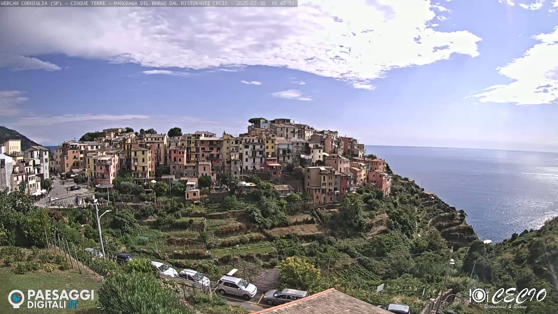 Cinque Terre, Corniglia Village  Live Cam - La Spezia, Liguria, Italy