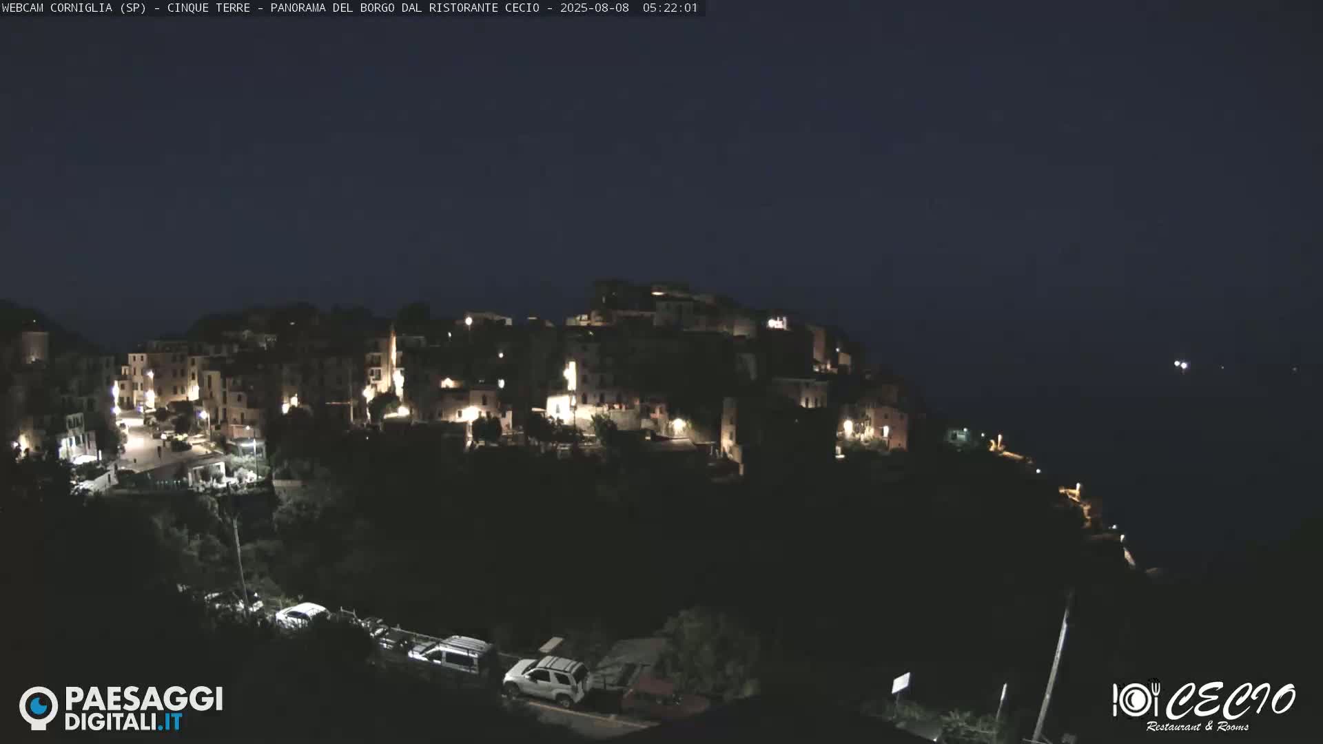 Cinque Terre, Corniglia Village  Live Cam - La Spezia, Liguria, Italy