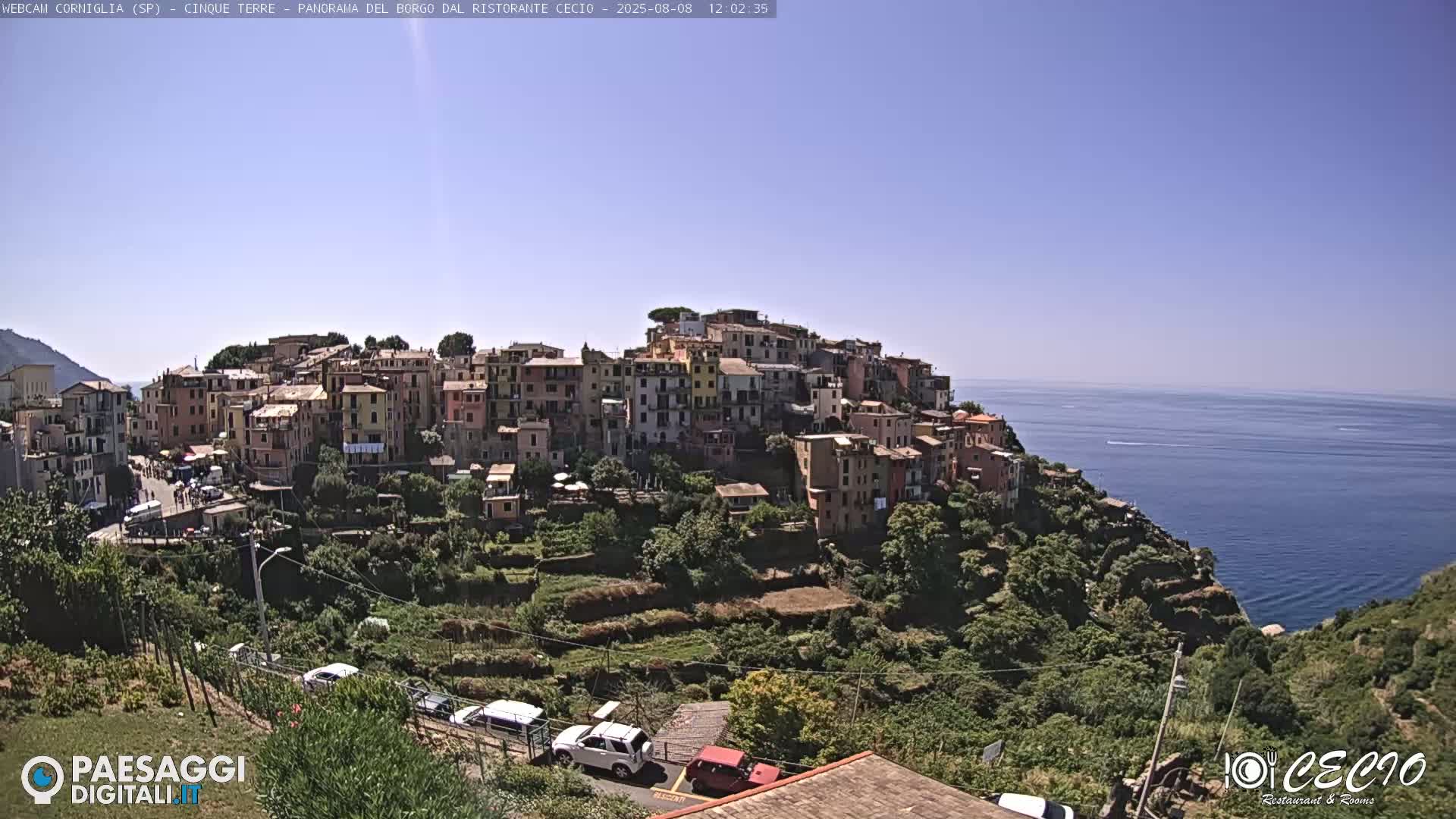 Cinque Terre, Corniglia Village  Live Cam - La Spezia, Liguria, Italy