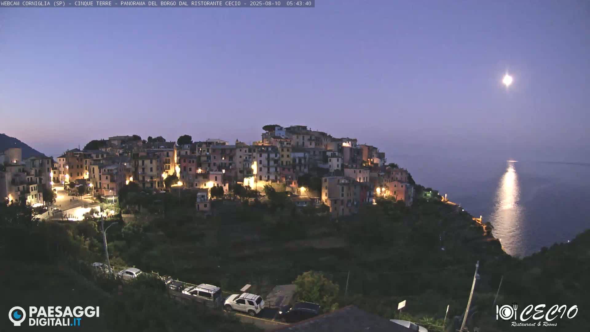 Cinque Terre, Corniglia Village  Live Cam - La Spezia, Liguria, Italy
