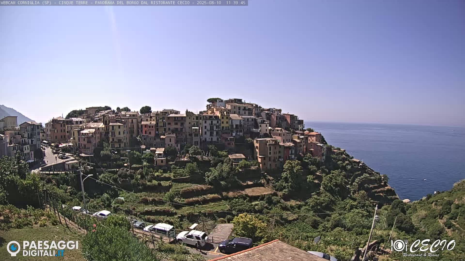 Cinque Terre, Corniglia Village  Live Cam - La Spezia, Liguria, Italy