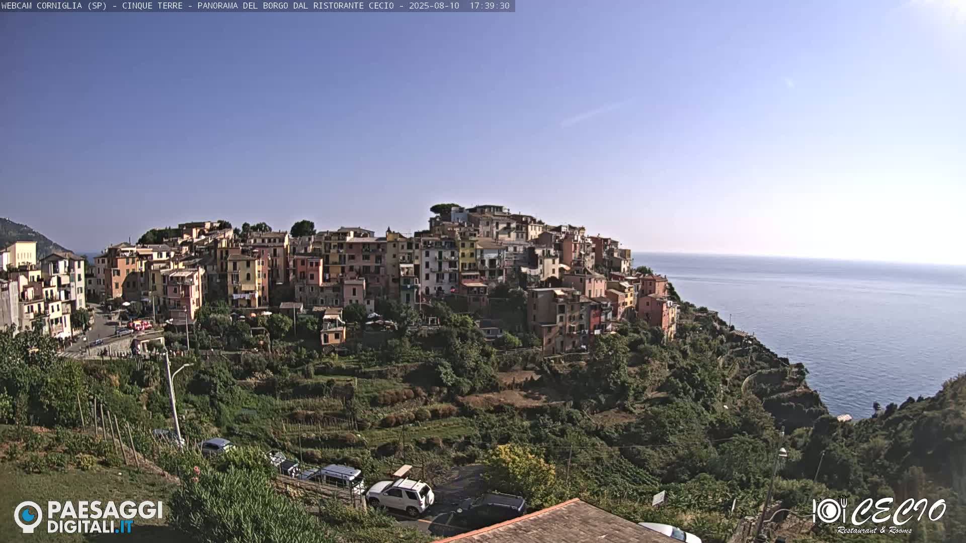 Cinque Terre, Corniglia Village  Live Cam - La Spezia, Liguria, Italy