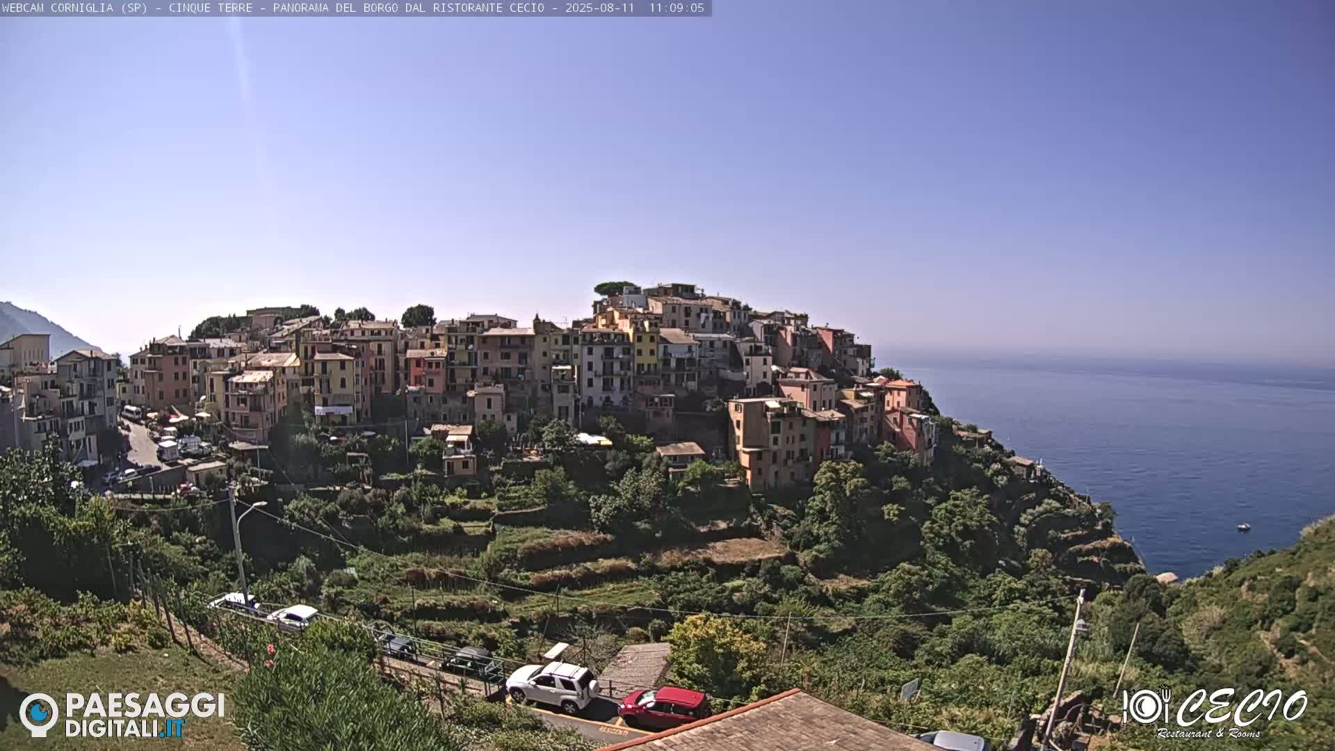 Cinque Terre, Corniglia Village  Live Cam - La Spezia, Liguria, Italy