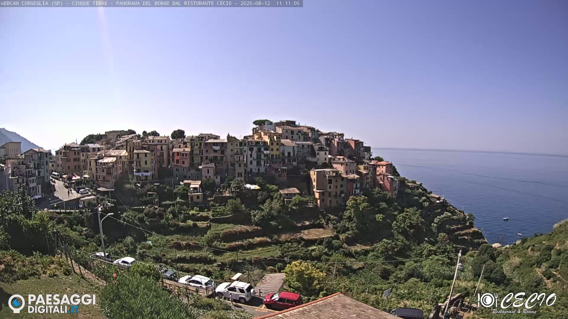 Cinque Terre, Corniglia Village  Live Cam - La Spezia, Liguria, Italy