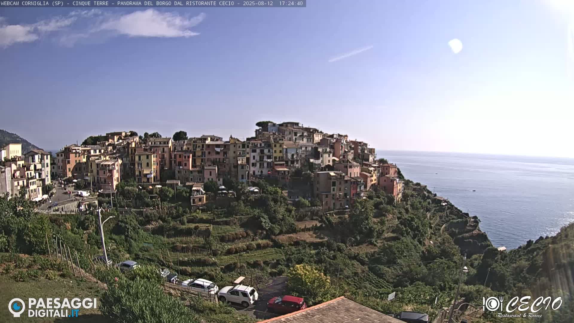 Cinque Terre, Corniglia Village  Live Cam - La Spezia, Liguria, Italy