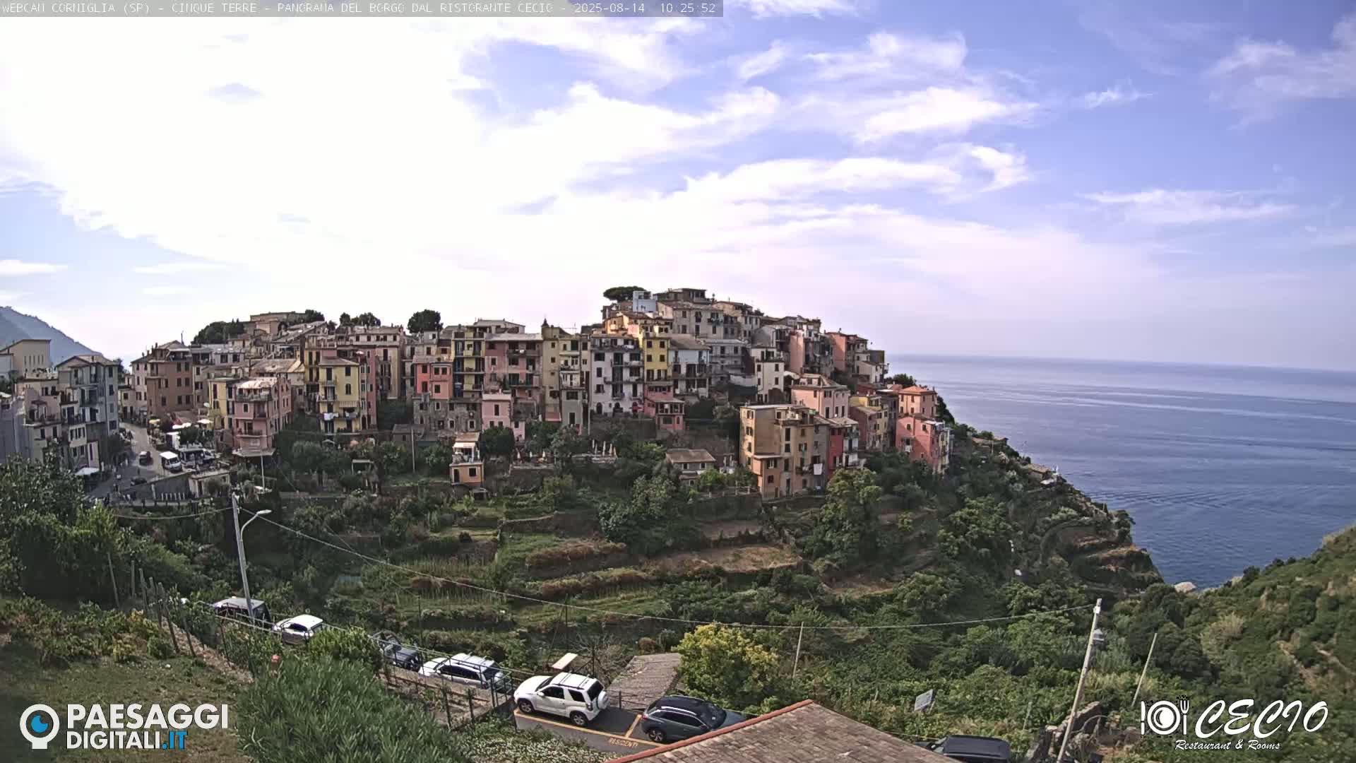 Cinque Terre, Corniglia Village  Live Cam - La Spezia, Liguria, Italy