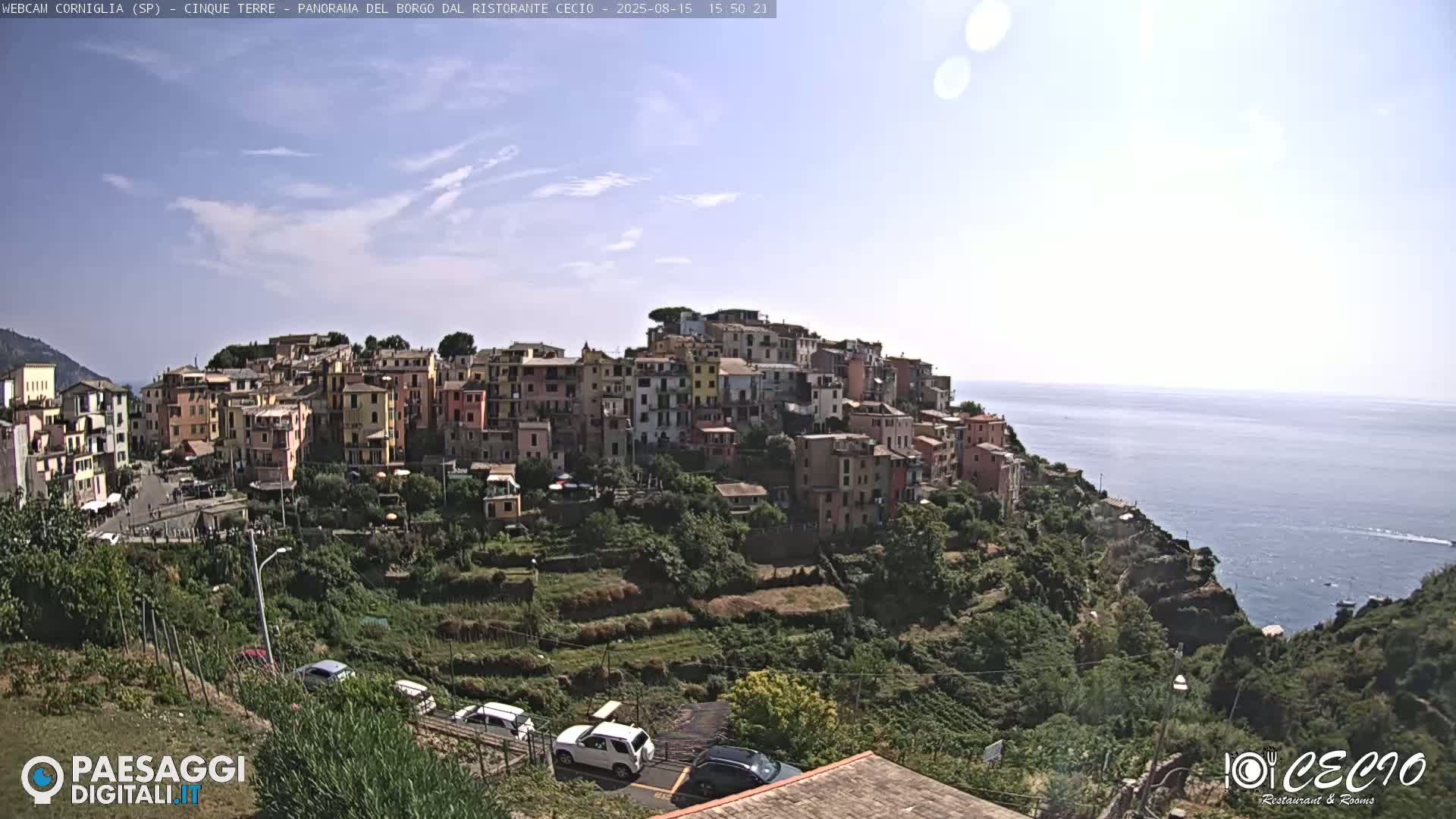 Cinque Terre, Corniglia Village  Live Cam - La Spezia, Liguria, Italy
