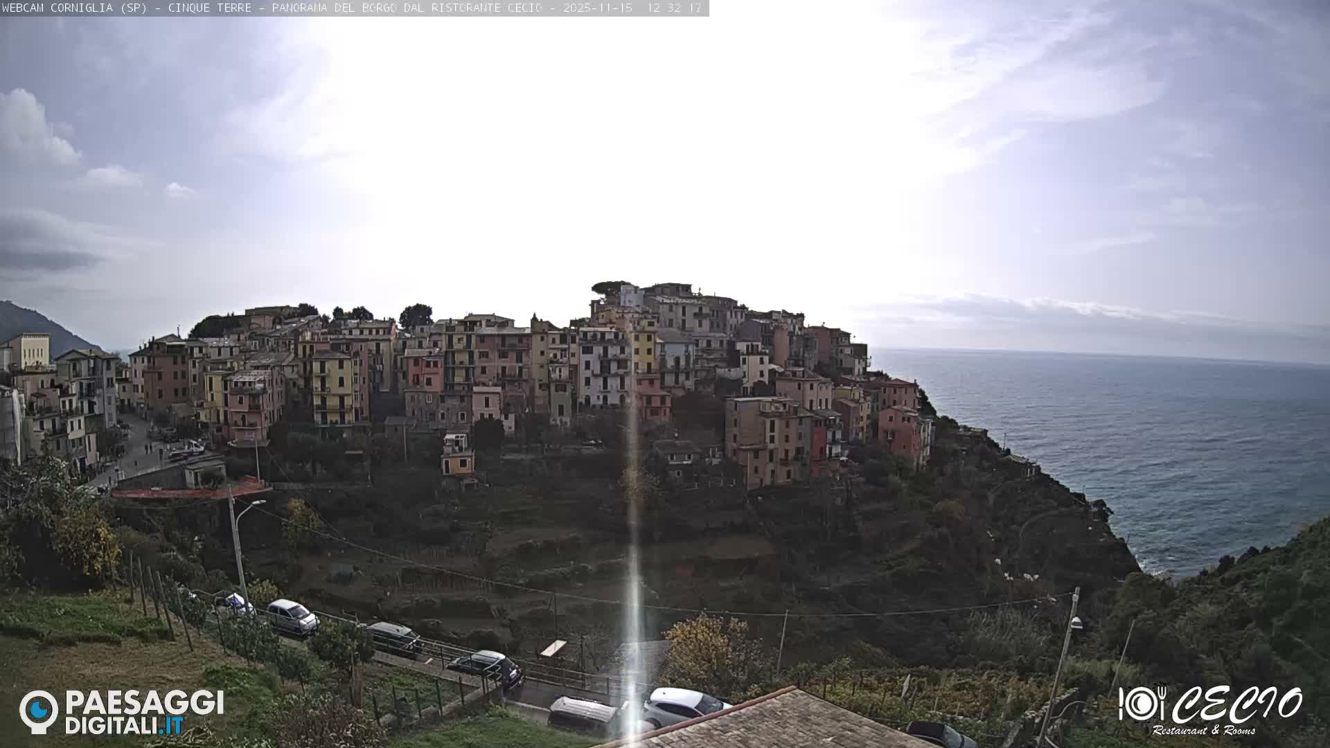 Cinque Terre, Corniglia Village  Live Cam - La Spezia, Liguria, Italy