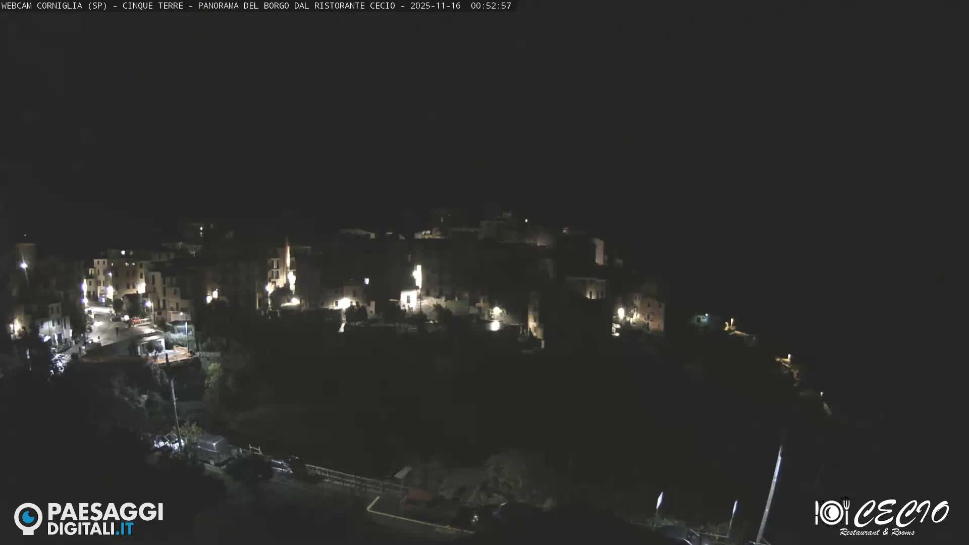 Cinque Terre, Corniglia Village  Live Cam - La Spezia, Liguria, Italy