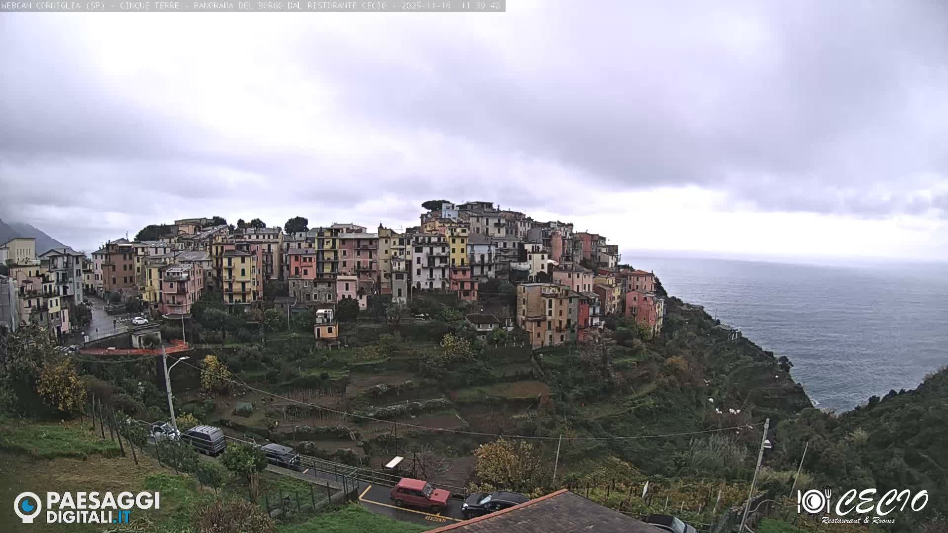 Cinque Terre, Corniglia Village  Live Cam - La Spezia, Liguria, Italy