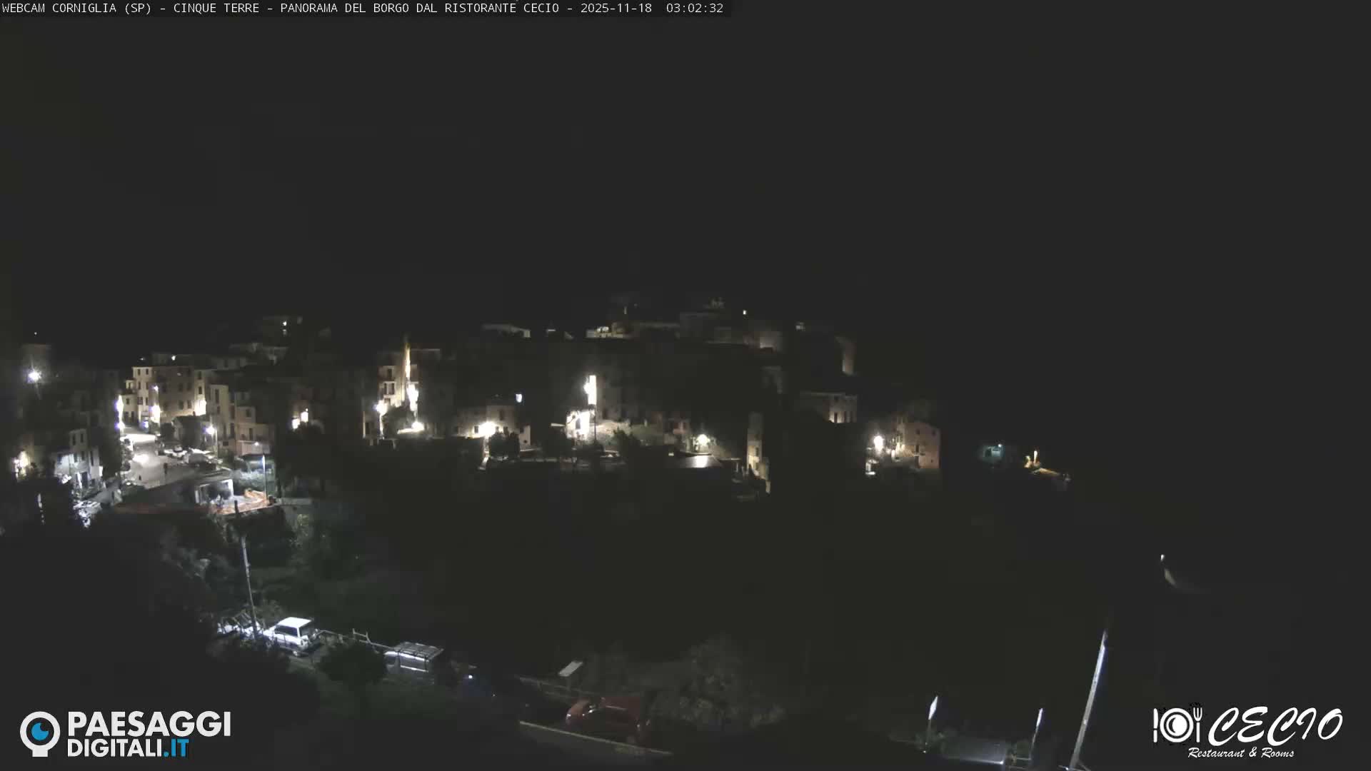 Cinque Terre, Corniglia Village  Live Cam - La Spezia, Liguria, Italy