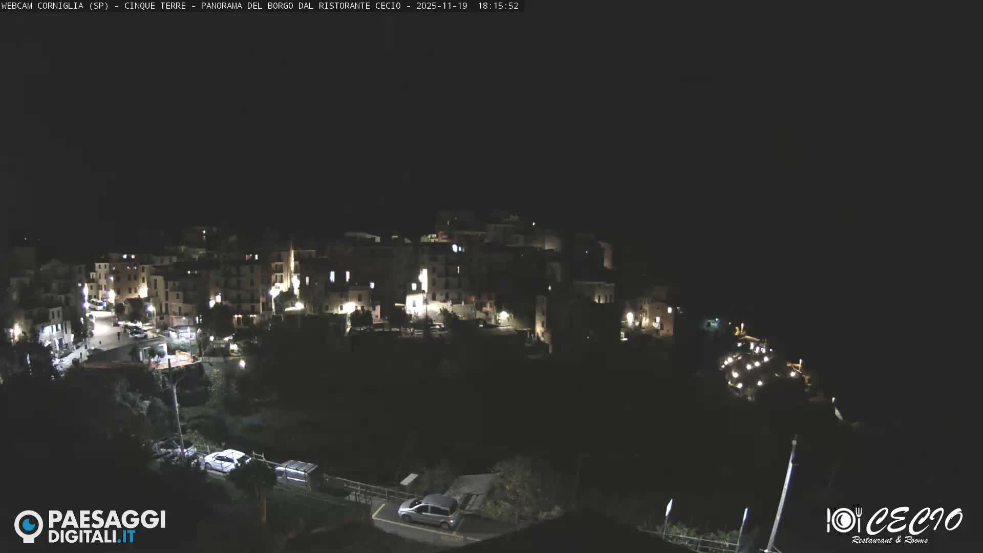 Cinque Terre, Corniglia Village  Live Cam - La Spezia, Liguria, Italy