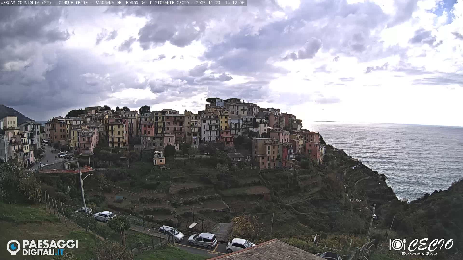 Cinque Terre, Corniglia Village  Live Cam - La Spezia, Liguria, Italy