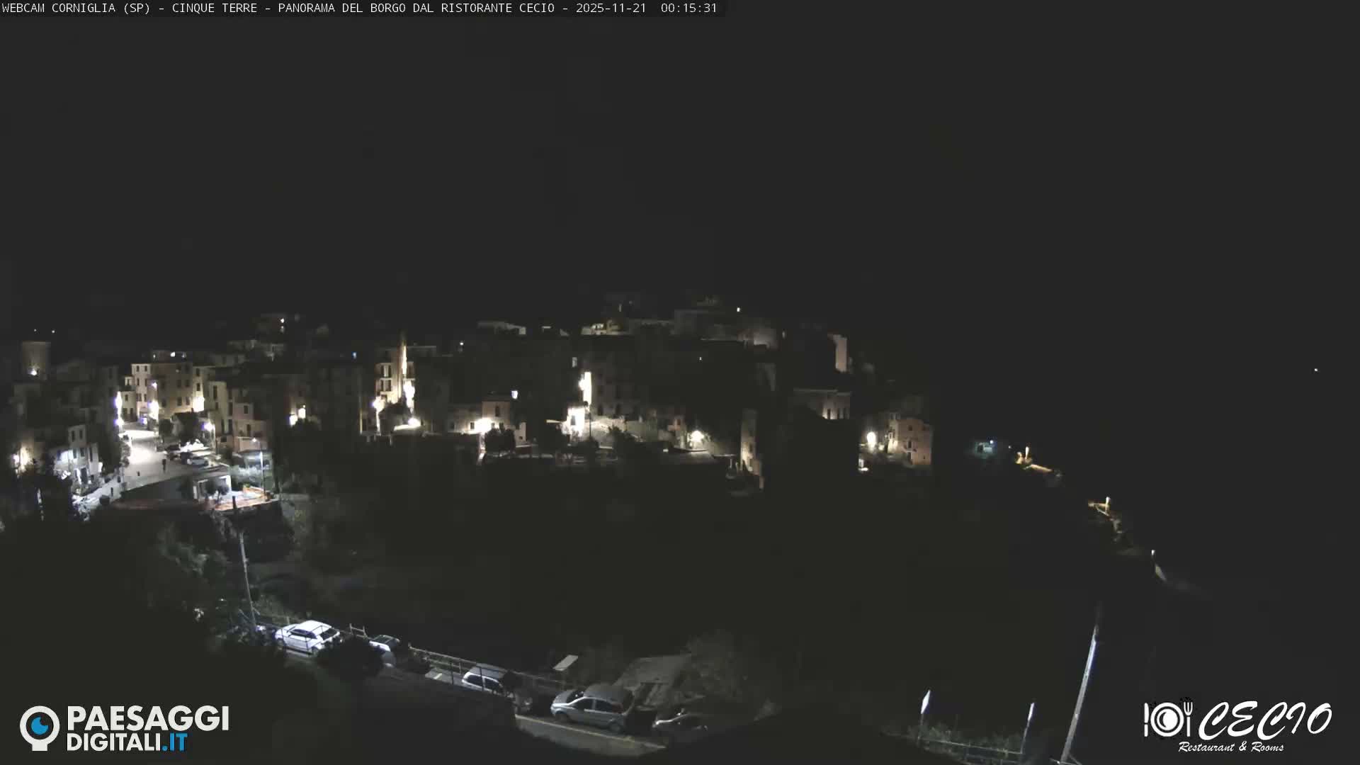 Cinque Terre, Corniglia Village  Live Cam - La Spezia, Liguria, Italy