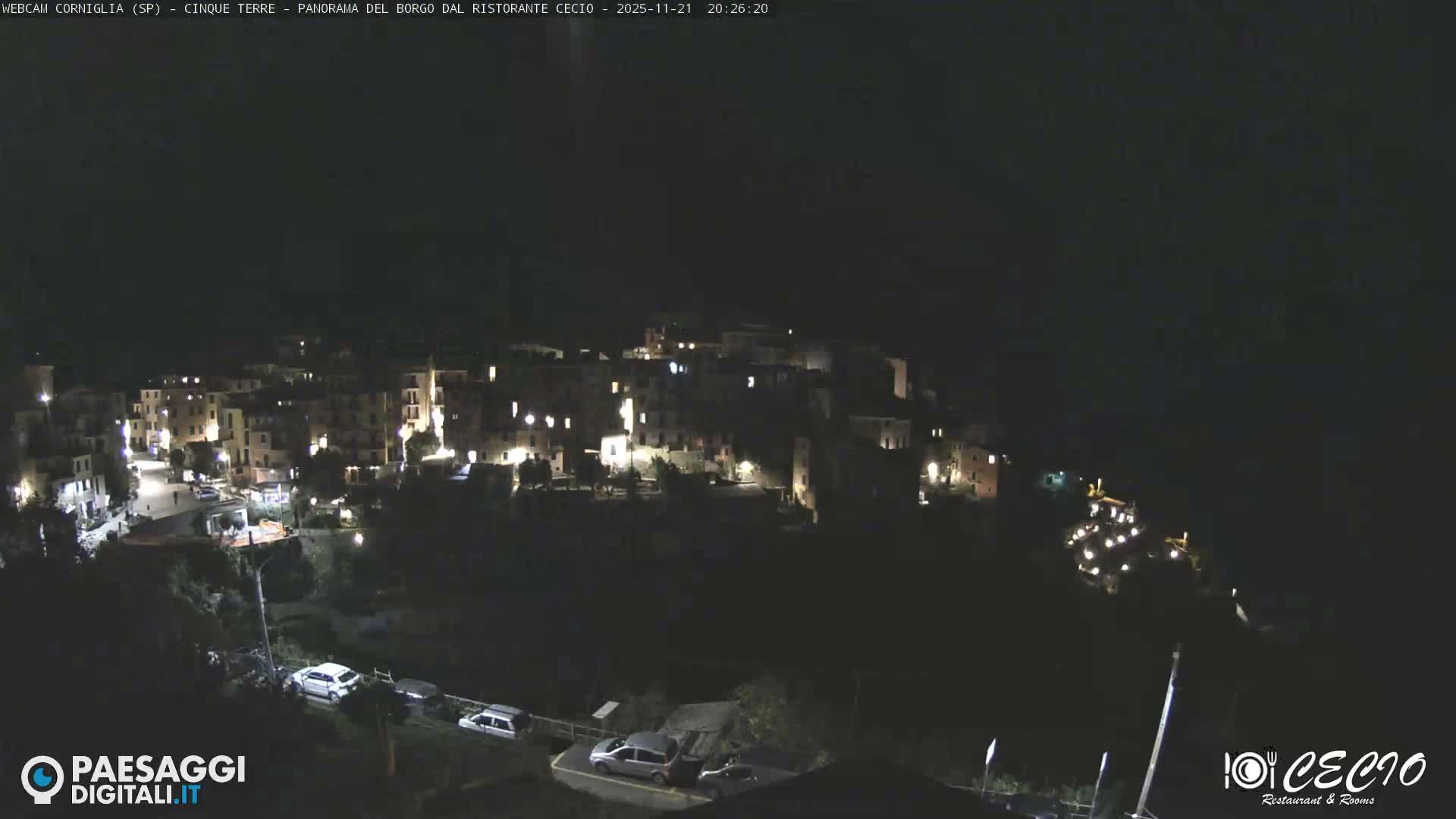 Cinque Terre, Corniglia Village  Live Cam - La Spezia, Liguria, Italy