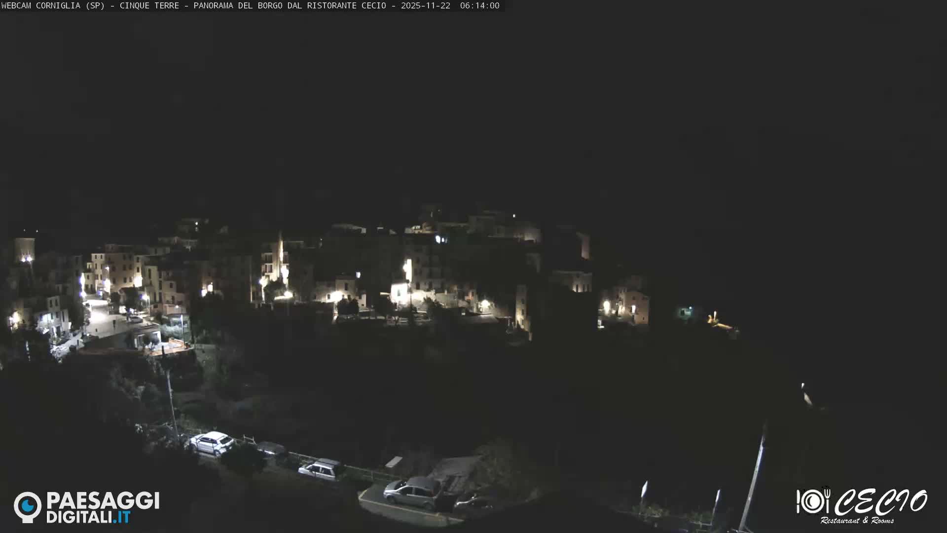 Cinque Terre, Corniglia Village  Live Cam - La Spezia, Liguria, Italy