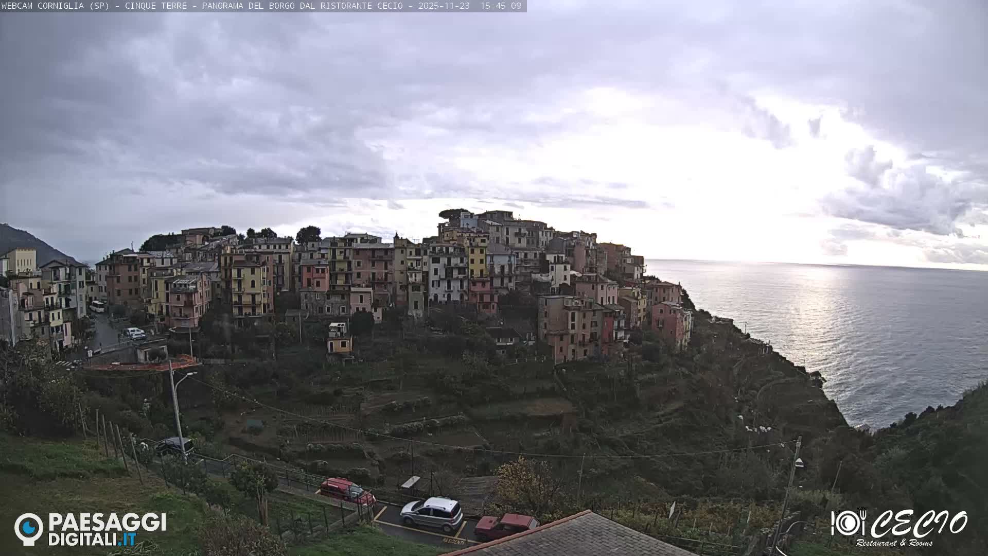 Cinque Terre, Corniglia Village  Live Cam - La Spezia, Liguria, Italy