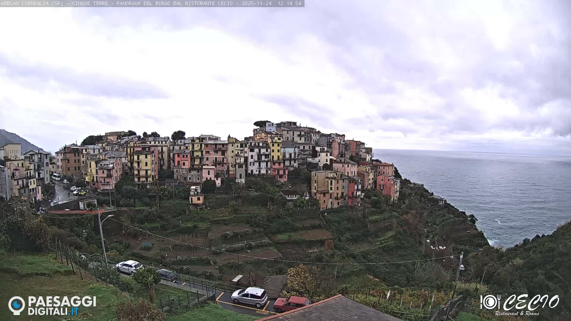Cinque Terre, Corniglia Village  Live Cam - La Spezia, Liguria, Italy