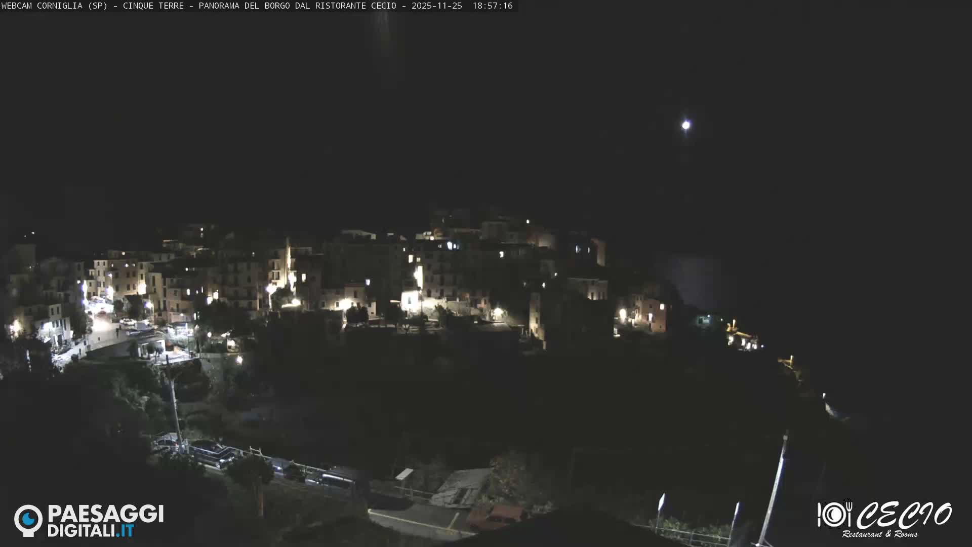 Cinque Terre, Corniglia Village  Live Cam - La Spezia, Liguria, Italy