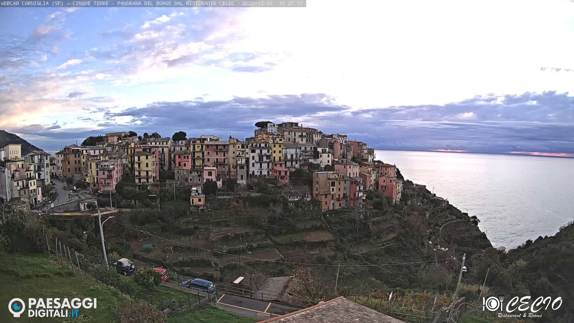 Cinque Terre, Corniglia Village  Live Cam - La Spezia, Liguria, Italy