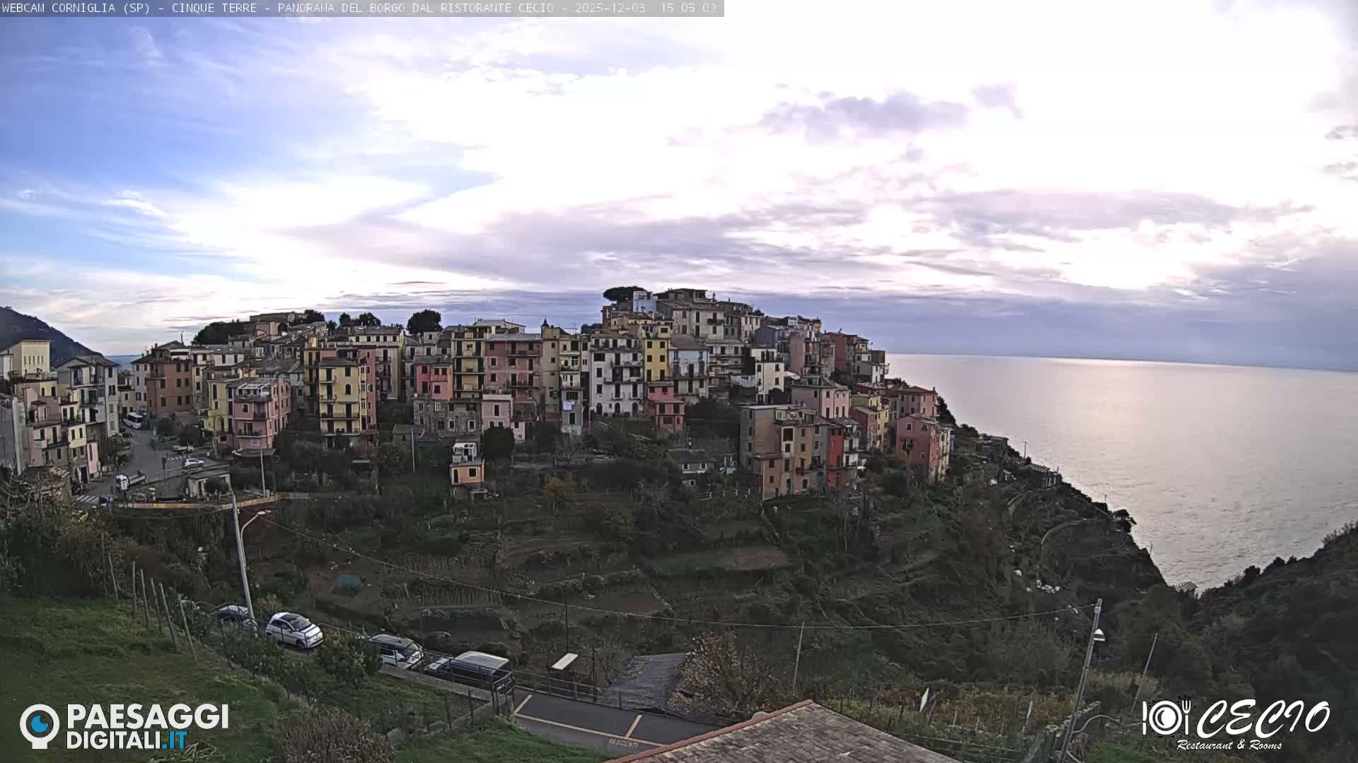 Cinque Terre, Corniglia Village  Live Cam - La Spezia, Liguria, Italy