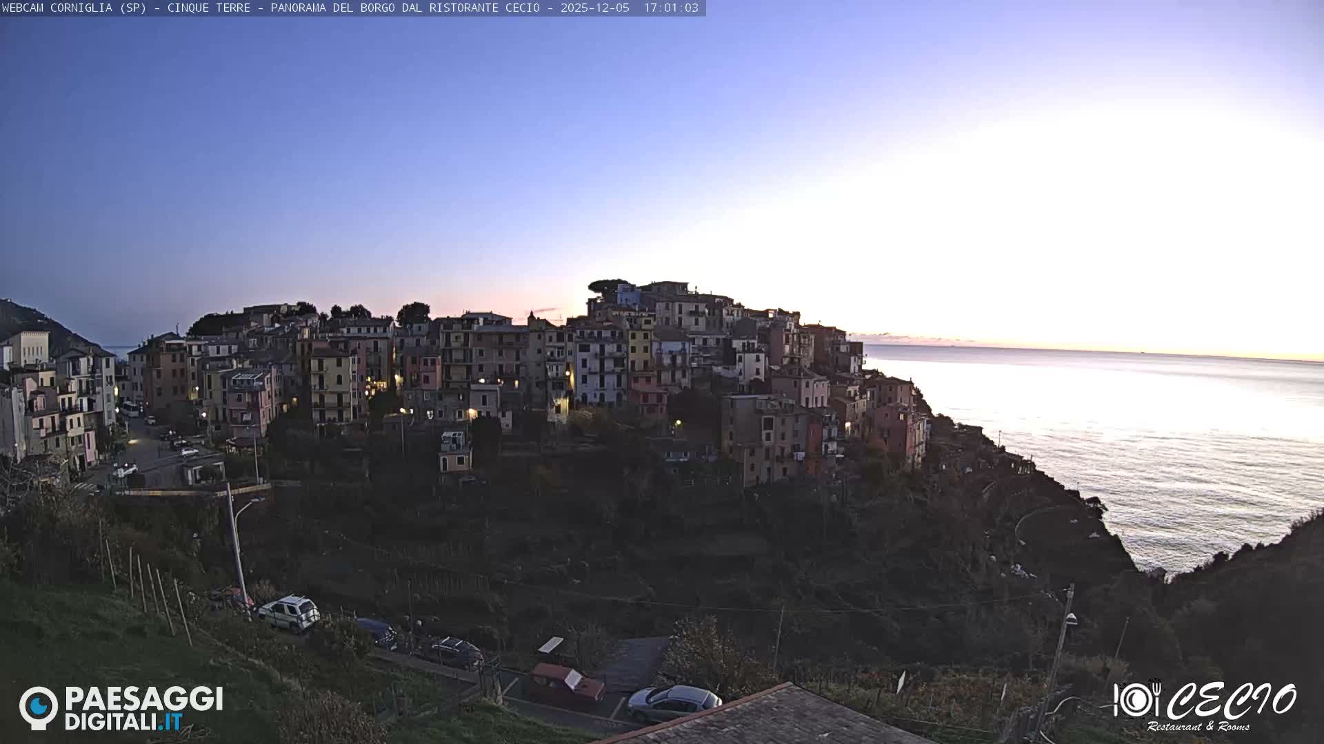 Cinque Terre, Corniglia Village  Live Cam - La Spezia, Liguria, Italy