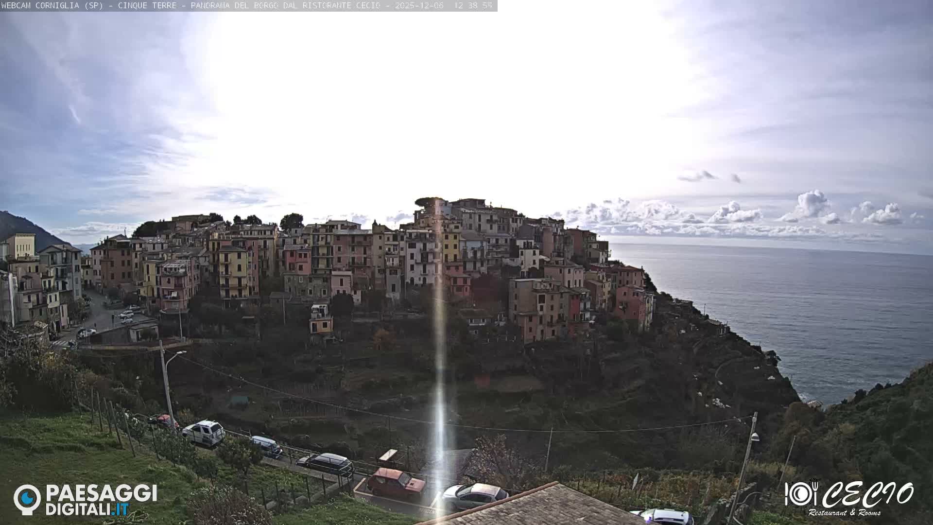 Cinque Terre, Corniglia Village  Live Cam - La Spezia, Liguria, Italy