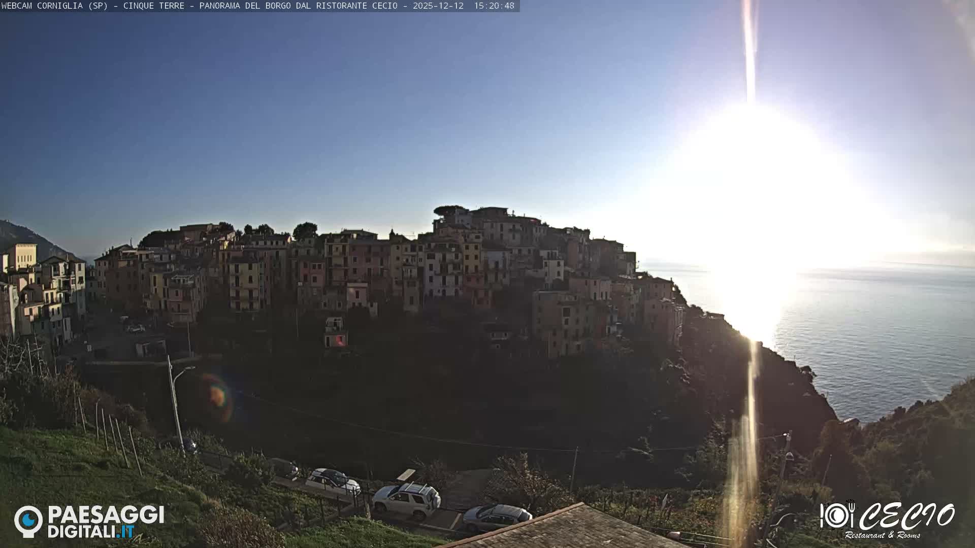 Cinque Terre, Corniglia Village  Live Cam - La Spezia, Liguria, Italy