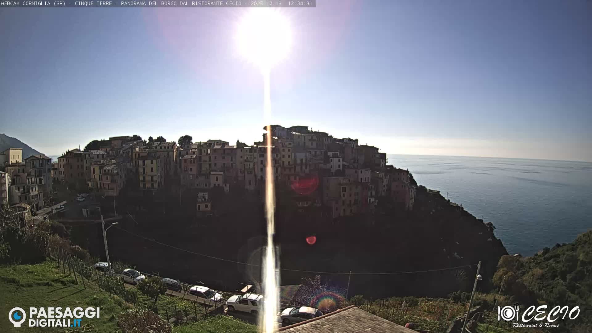 Cinque Terre, Corniglia Village  Live Cam - La Spezia, Liguria, Italy