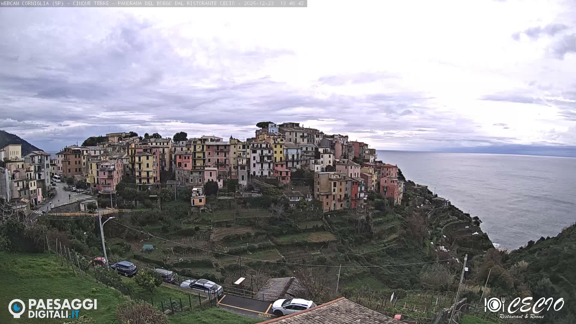 Cinque Terre, Corniglia Village  Live Cam - La Spezia, Liguria, Italy