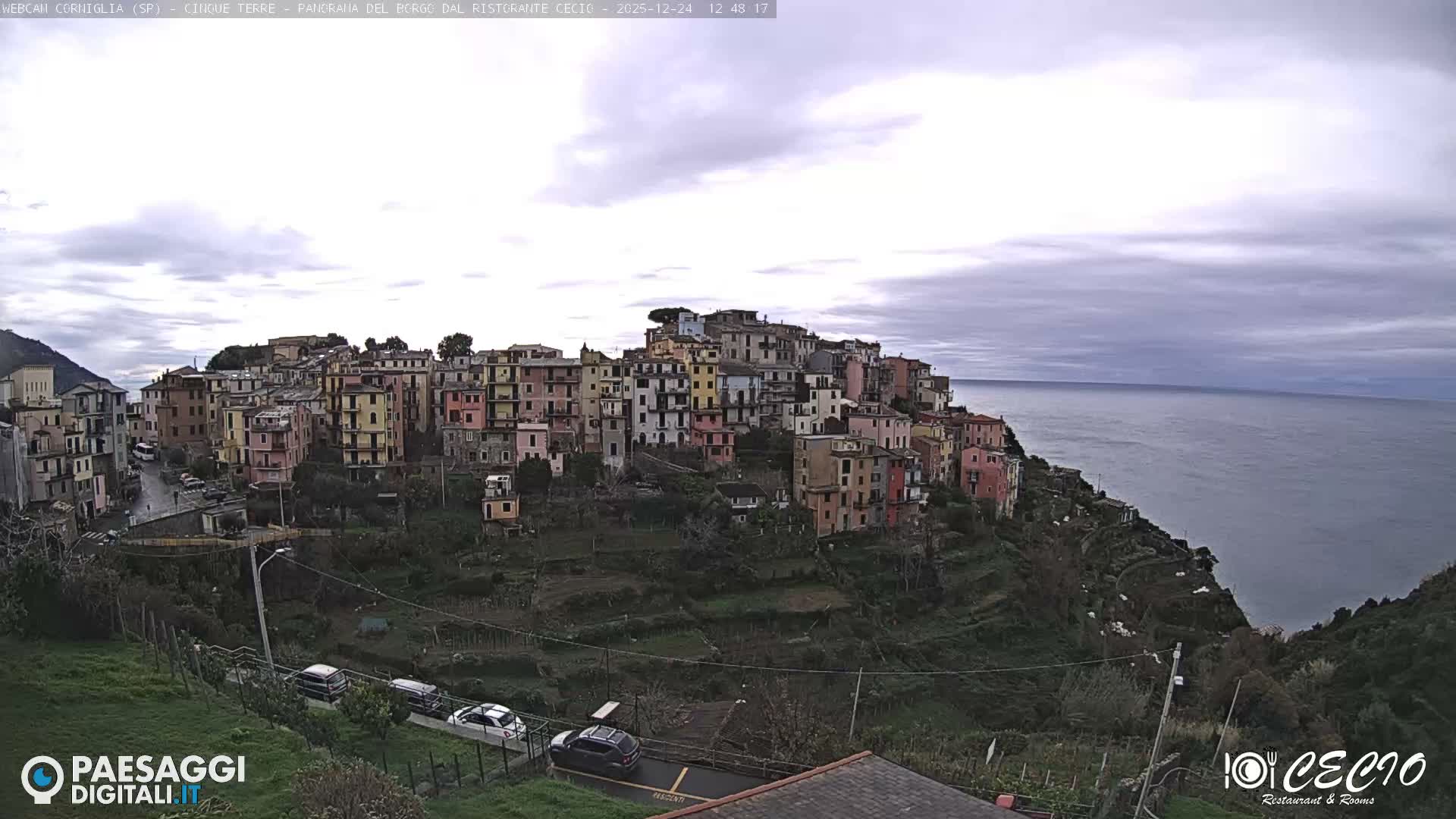 Cinque Terre, Corniglia Village  Live Cam - La Spezia, Liguria, Italy