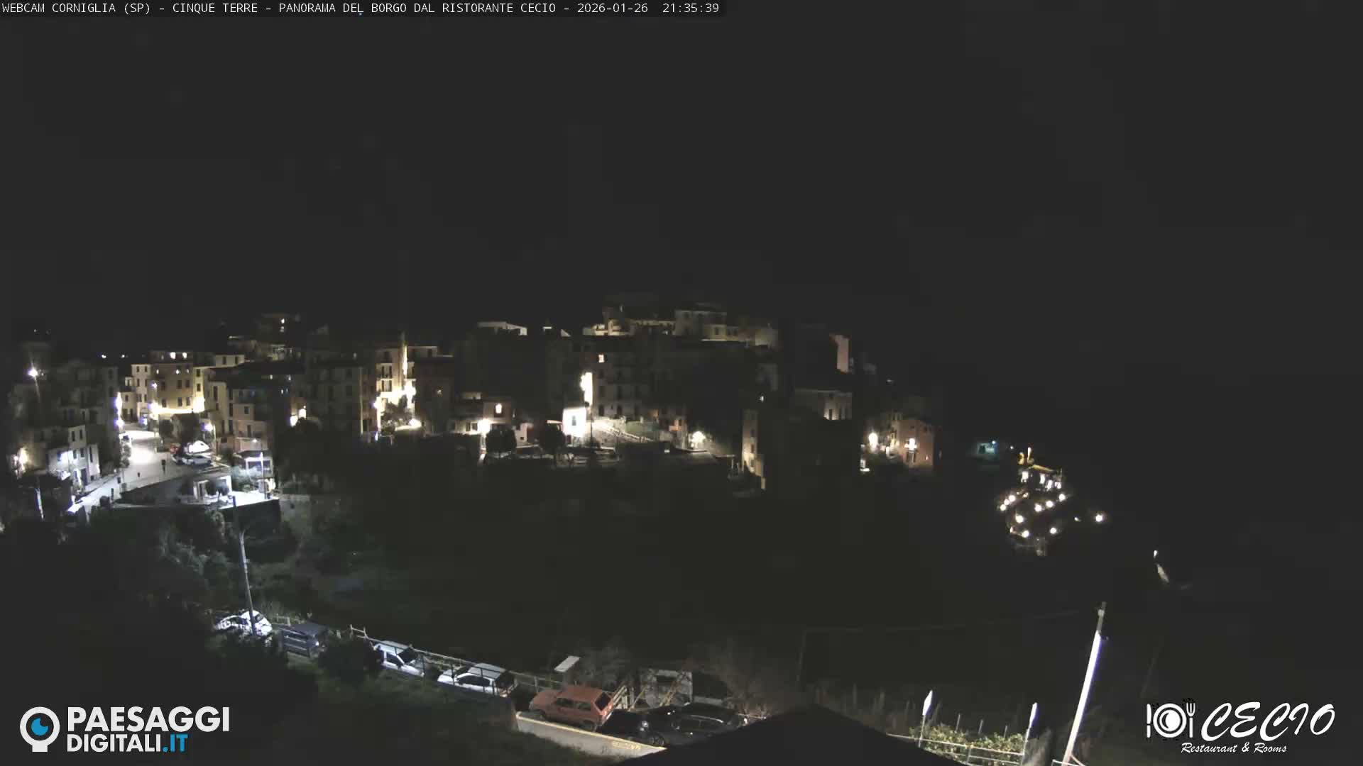 Cinque Terre, Corniglia Village  Live Cam - La Spezia, Liguria, Italy