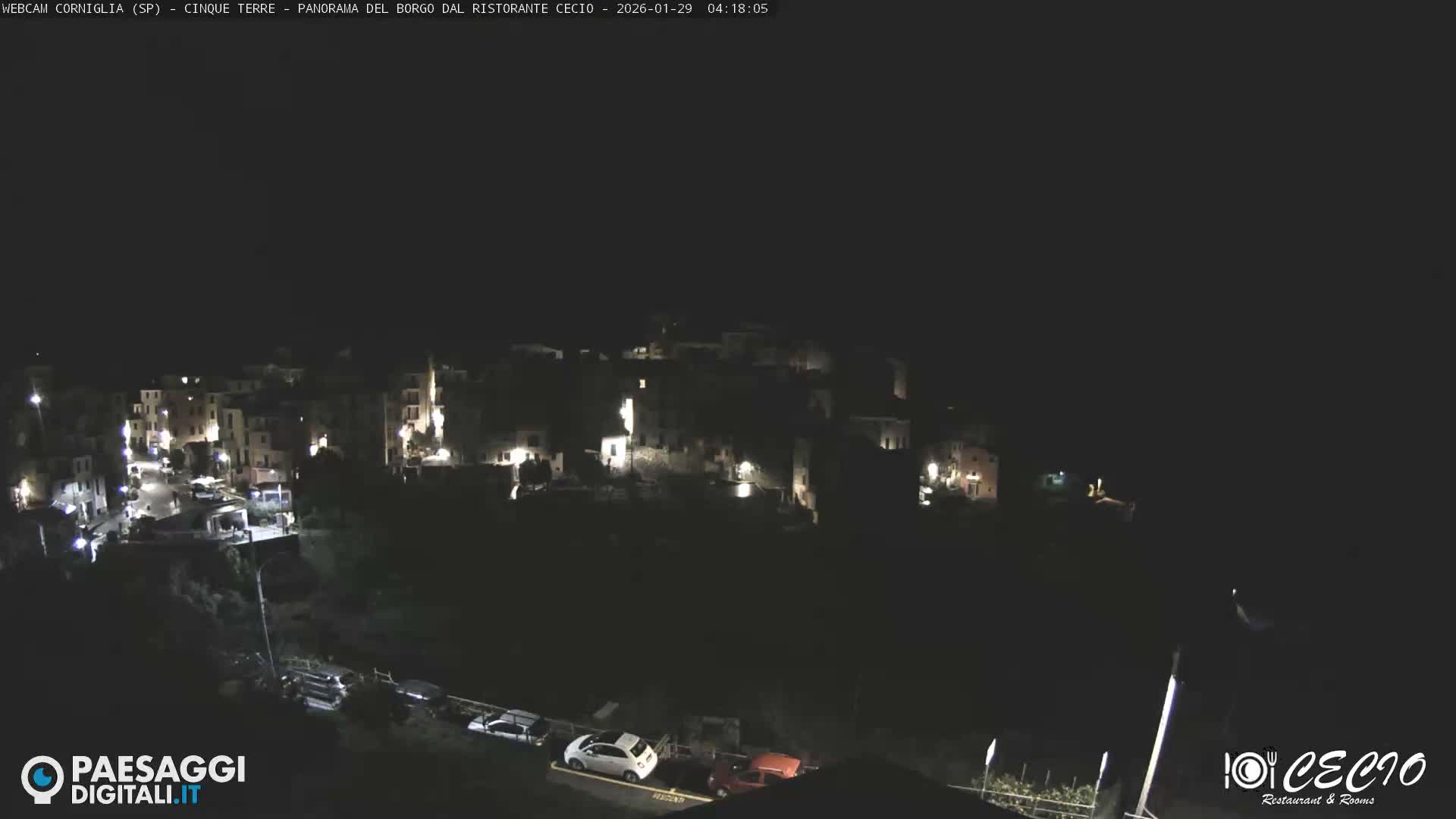 Cinque Terre, Corniglia Village  Live Cam - La Spezia, Liguria, Italy