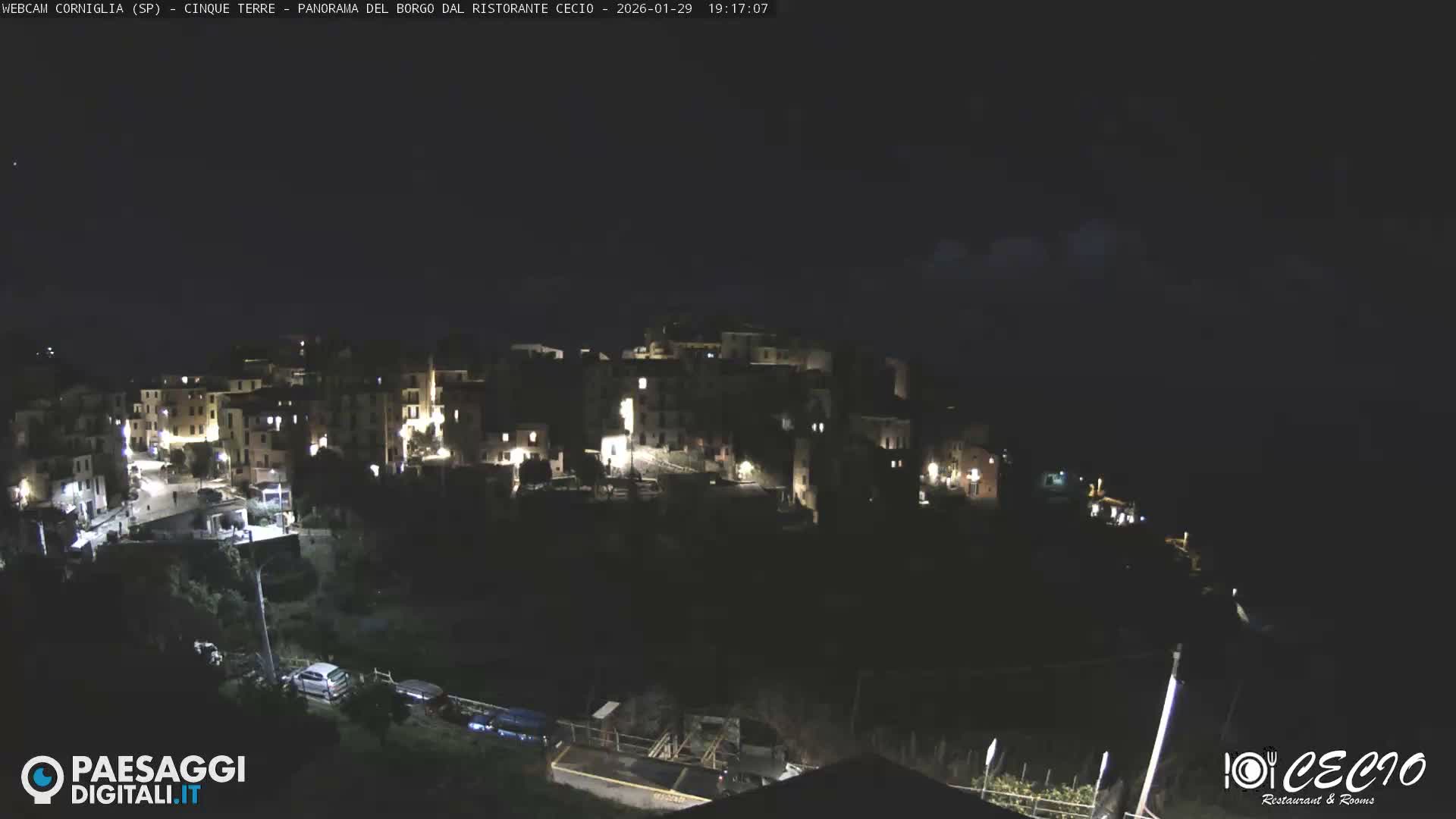 Cinque Terre, Corniglia Village  Live Cam - La Spezia, Liguria, Italy