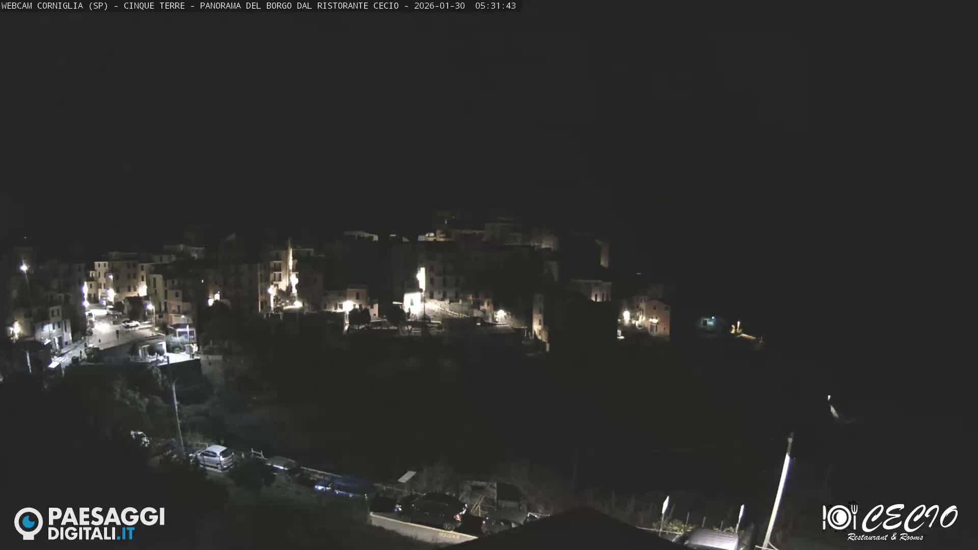 Cinque Terre, Corniglia Village  Live Cam - La Spezia, Liguria, Italy