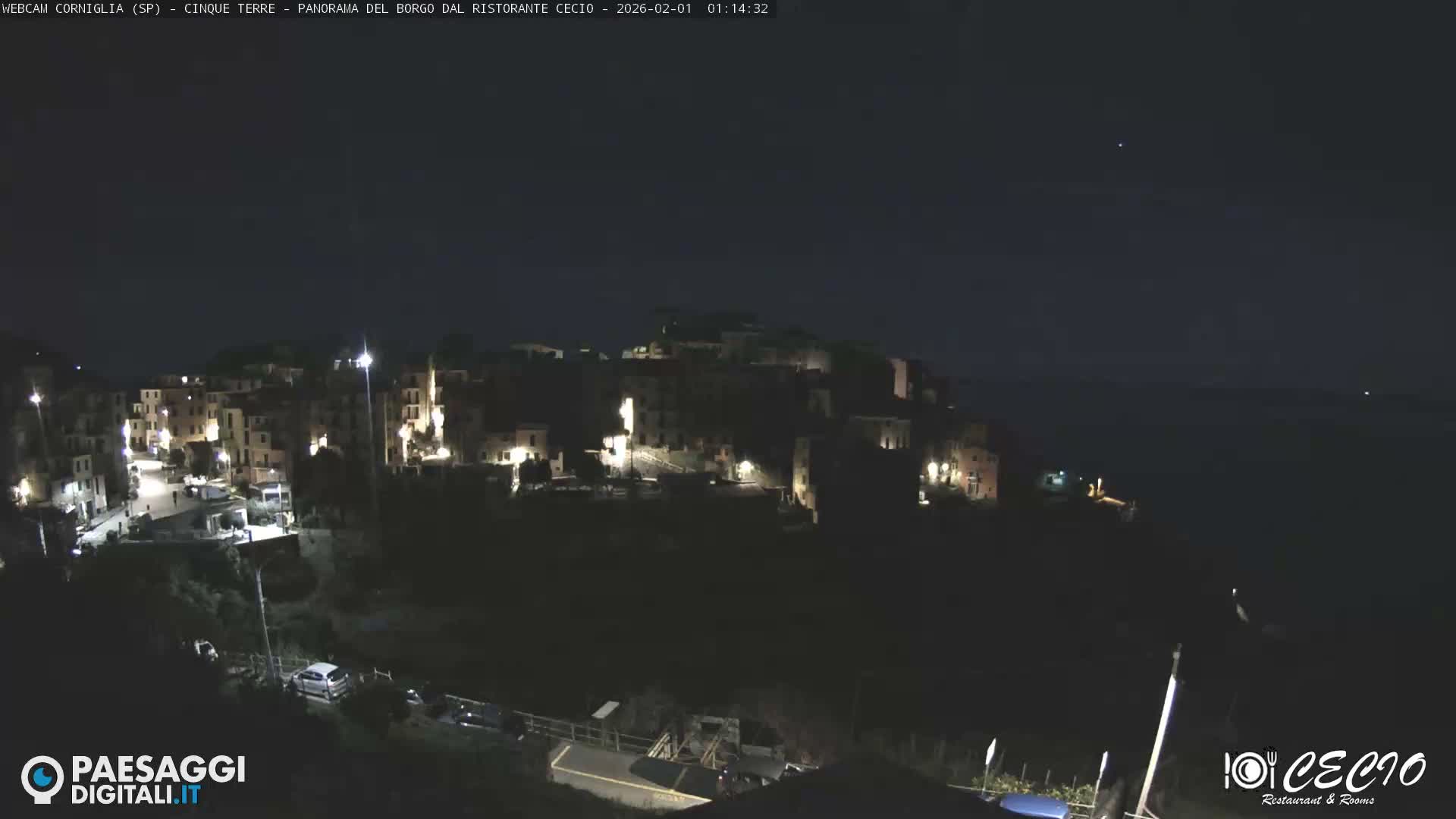 Cinque Terre, Corniglia Village  Live Cam - La Spezia, Liguria, Italy