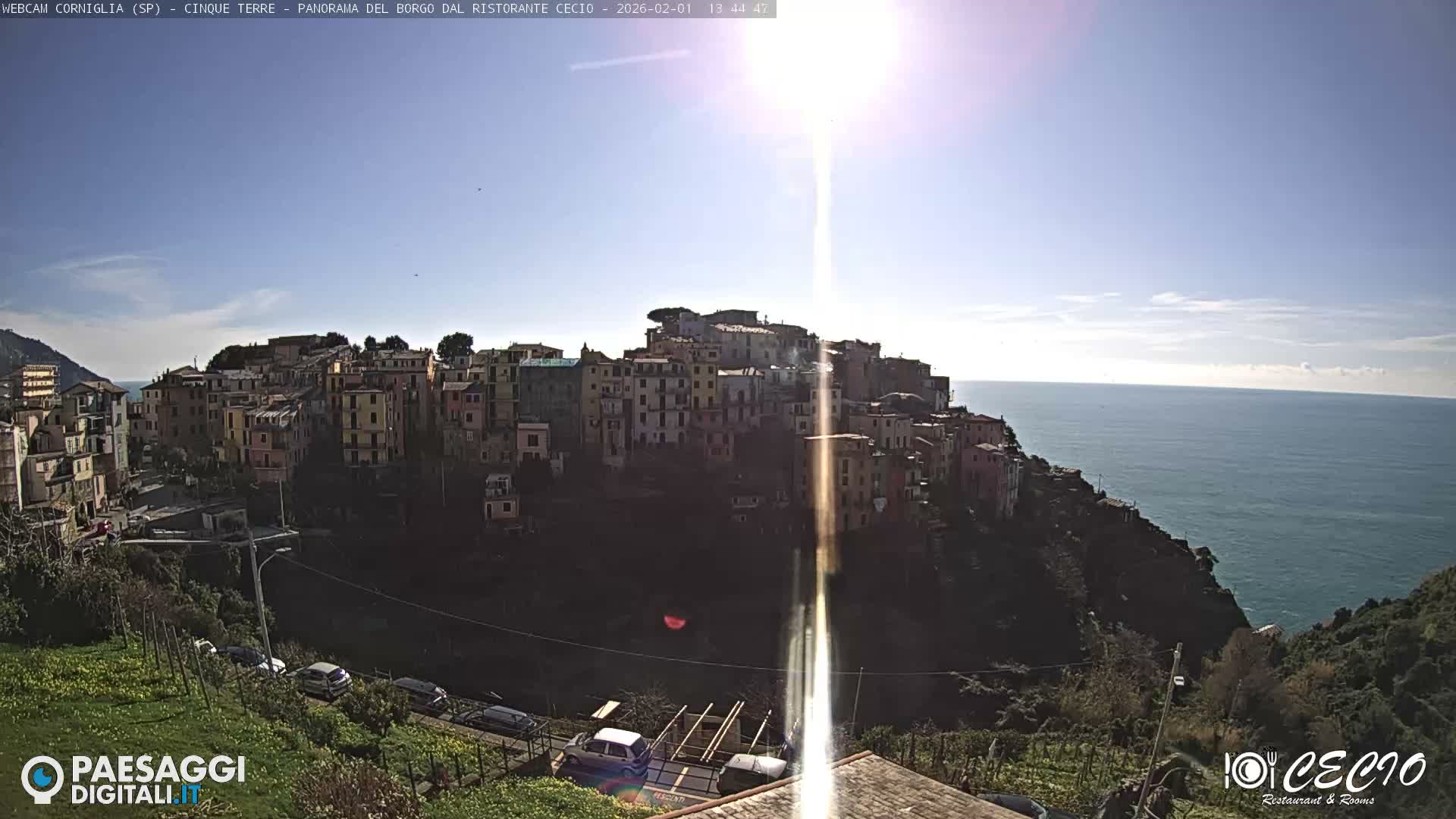Cinque Terre, Corniglia Village  Live Cam - La Spezia, Liguria, Italy